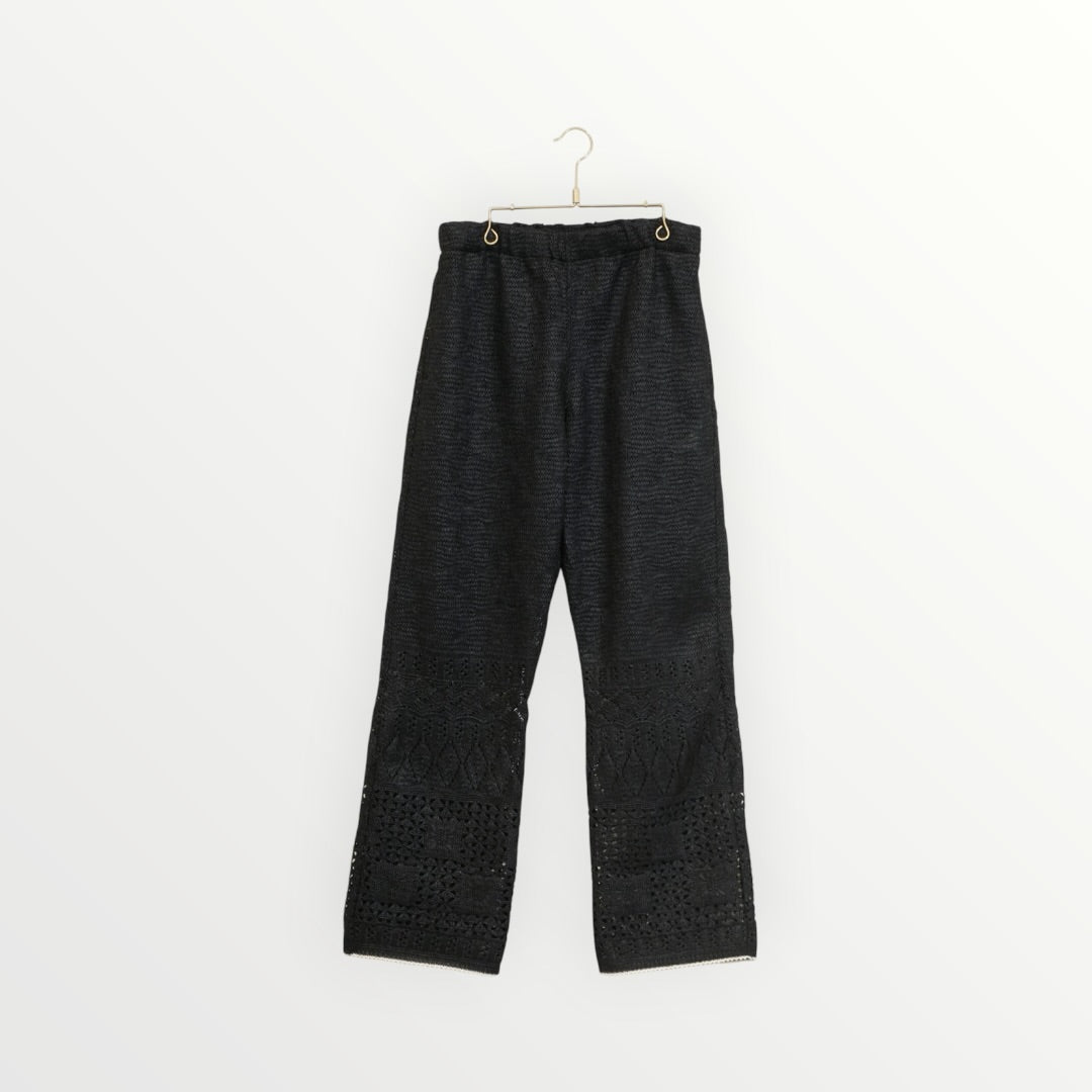 【COOHEM〈men's〉】SUKASHI EMBOSSED KNIT PANTS_260328008310