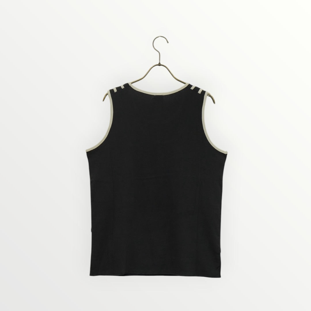 【YENN】COLOR LAYERED TANK