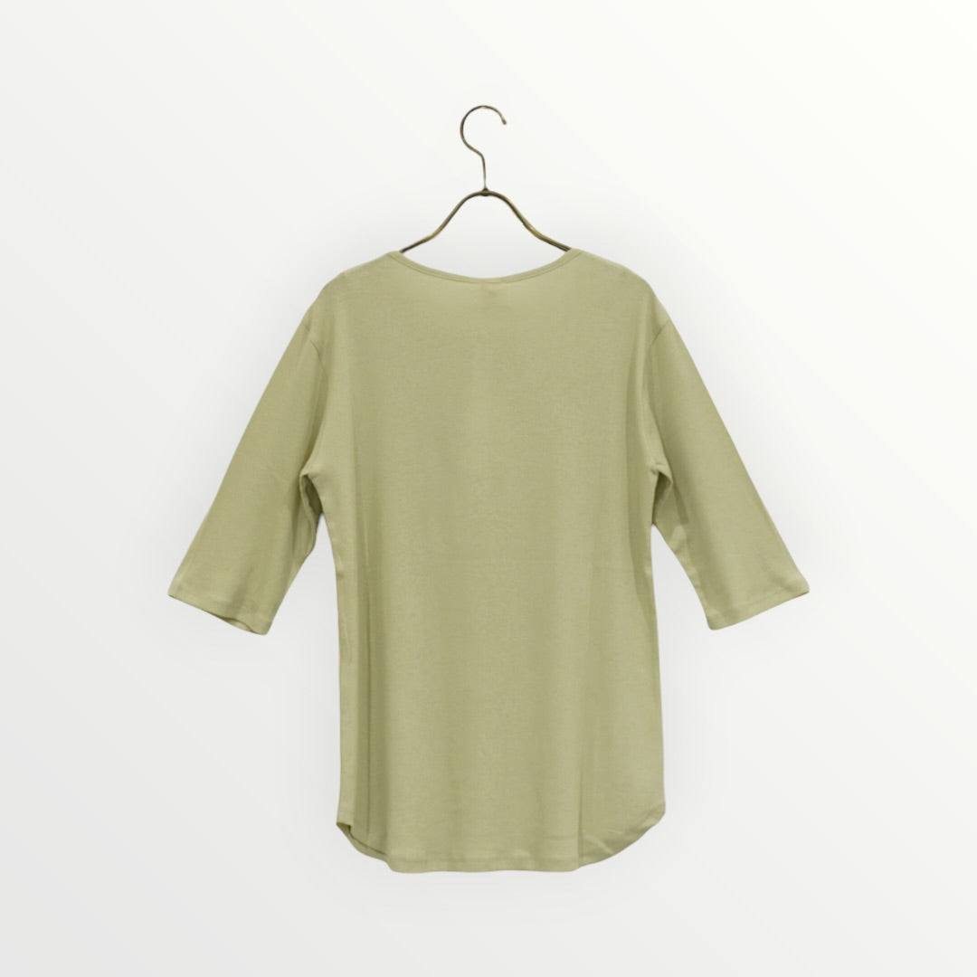 【YENN】HENRY NECK TEE_260418000007