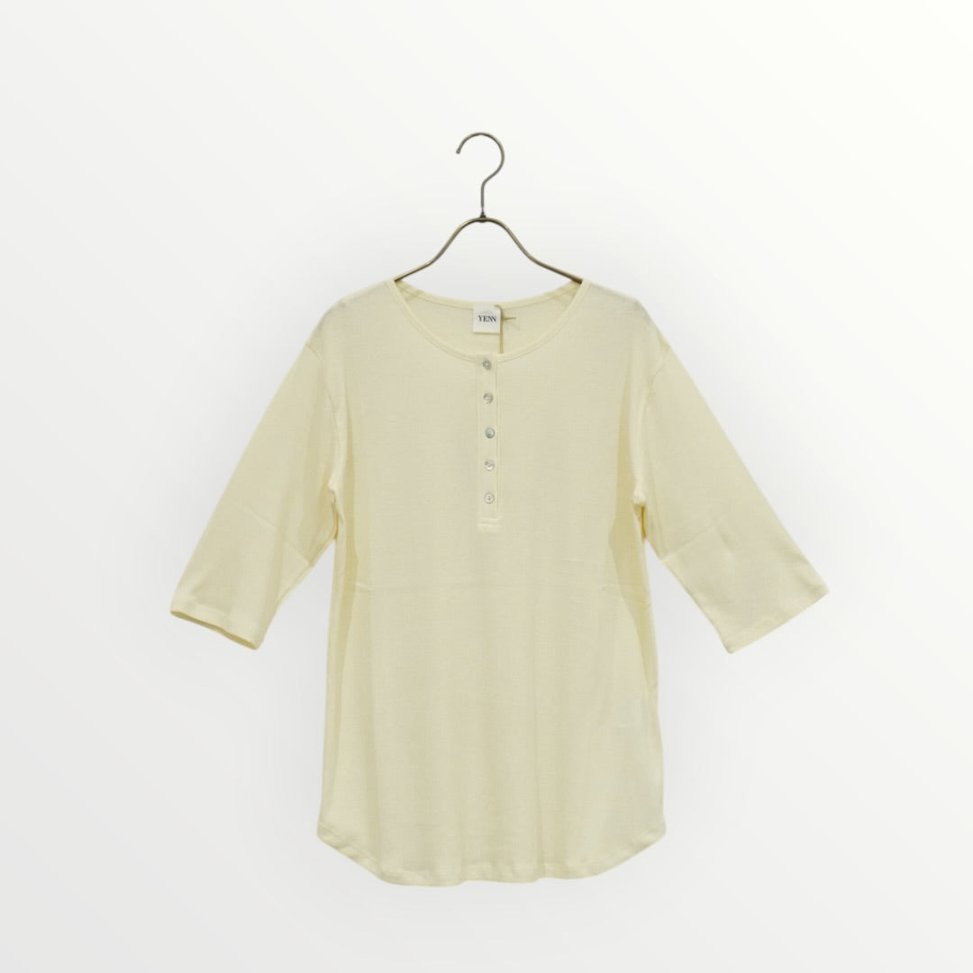 【YENN】HENRY NECK TEE_260418000007