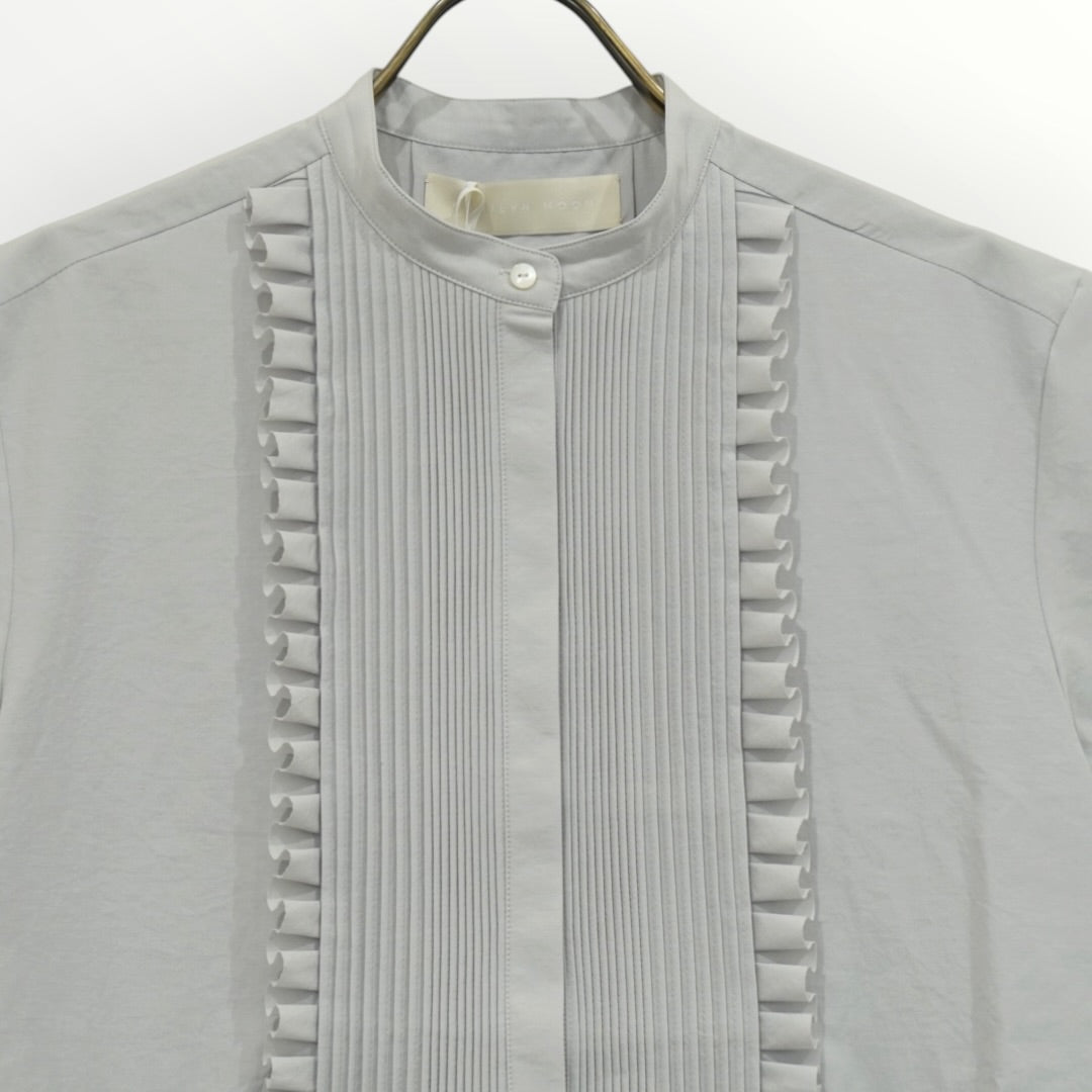 【MARILYN MOON】タックフリルフレアハーフスリーブシャツ_260416009764