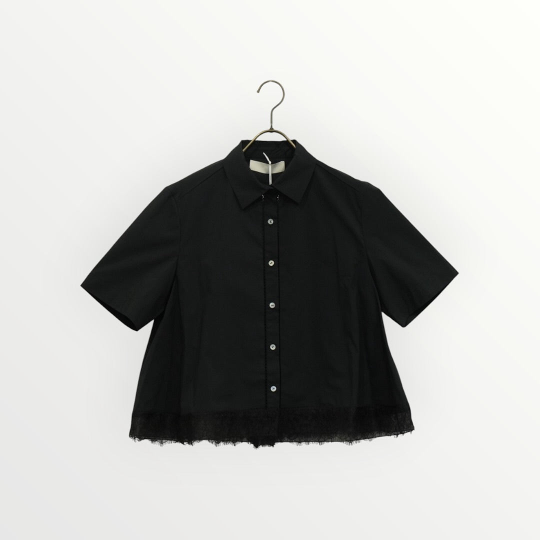 【MARILYN MOON】ヘムレースフレアシャツ_260416009770