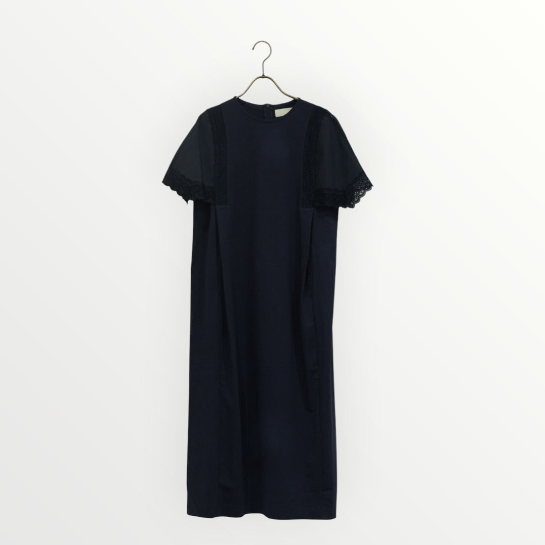 【MARILYN MOON】レースドハンカチスリーブワンピース_260416009767