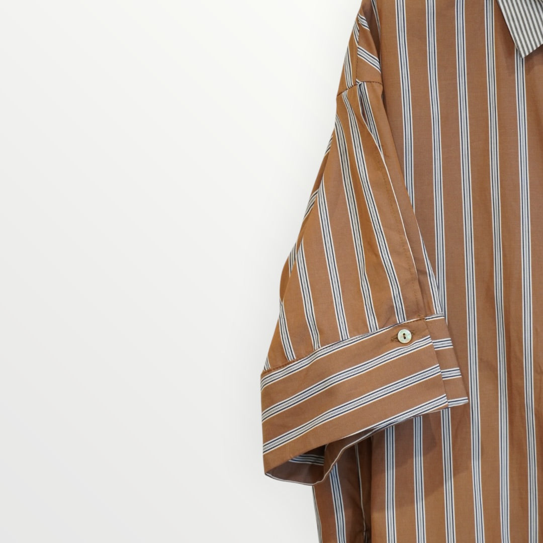 【Lallia Mù】レースドッキングフレアシャツ_260514001971