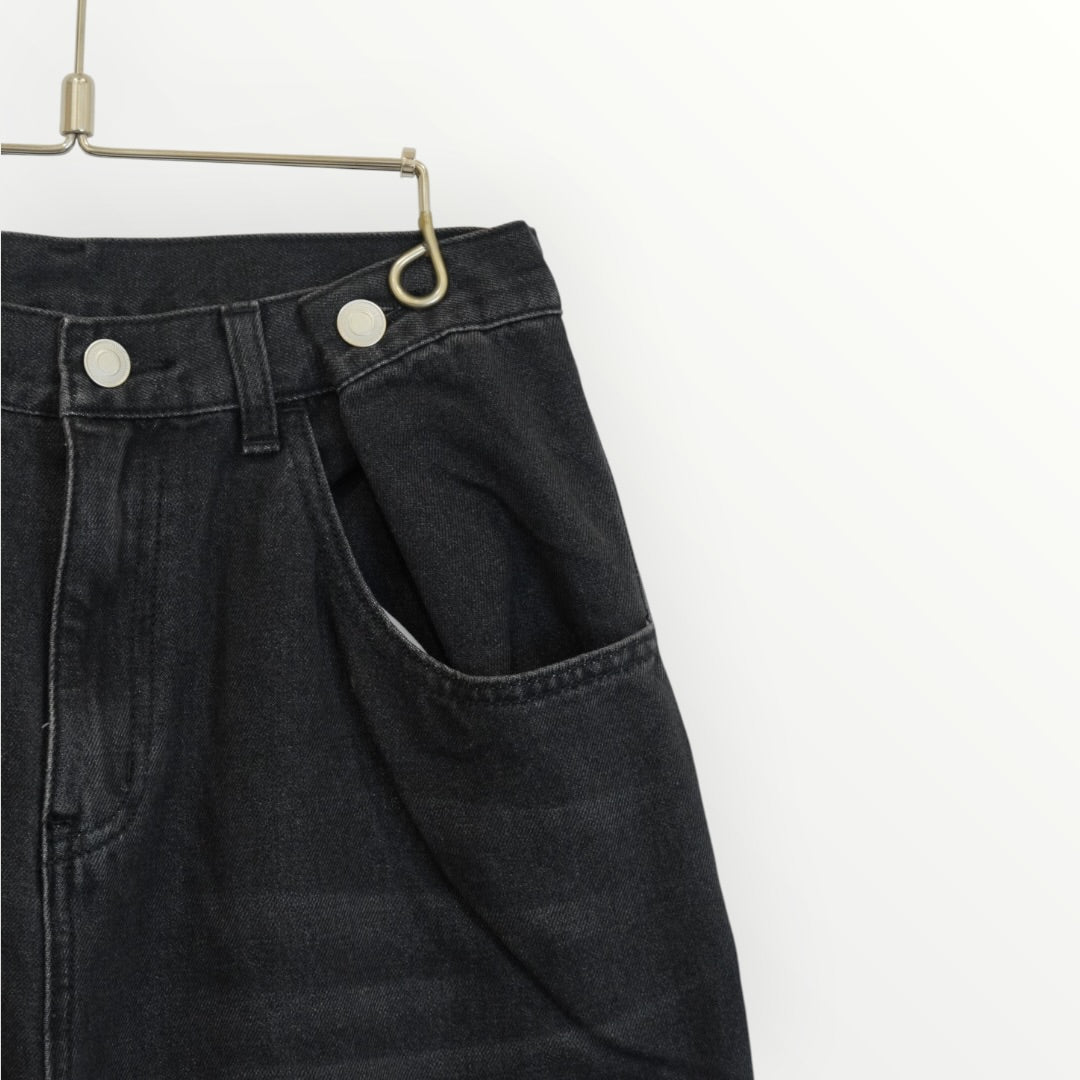 【YENN】TUCK BELT DENIM PT_260530002777