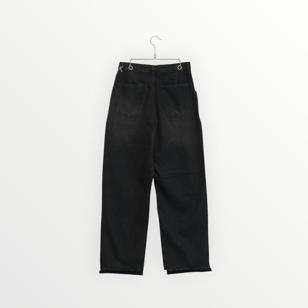 【YENN】TUCK BELT DENIM PT_260530002777