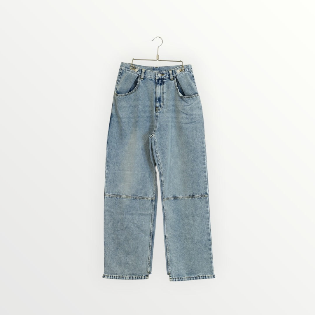 【YENN】TUCK BELT DENIM PT_260530002777