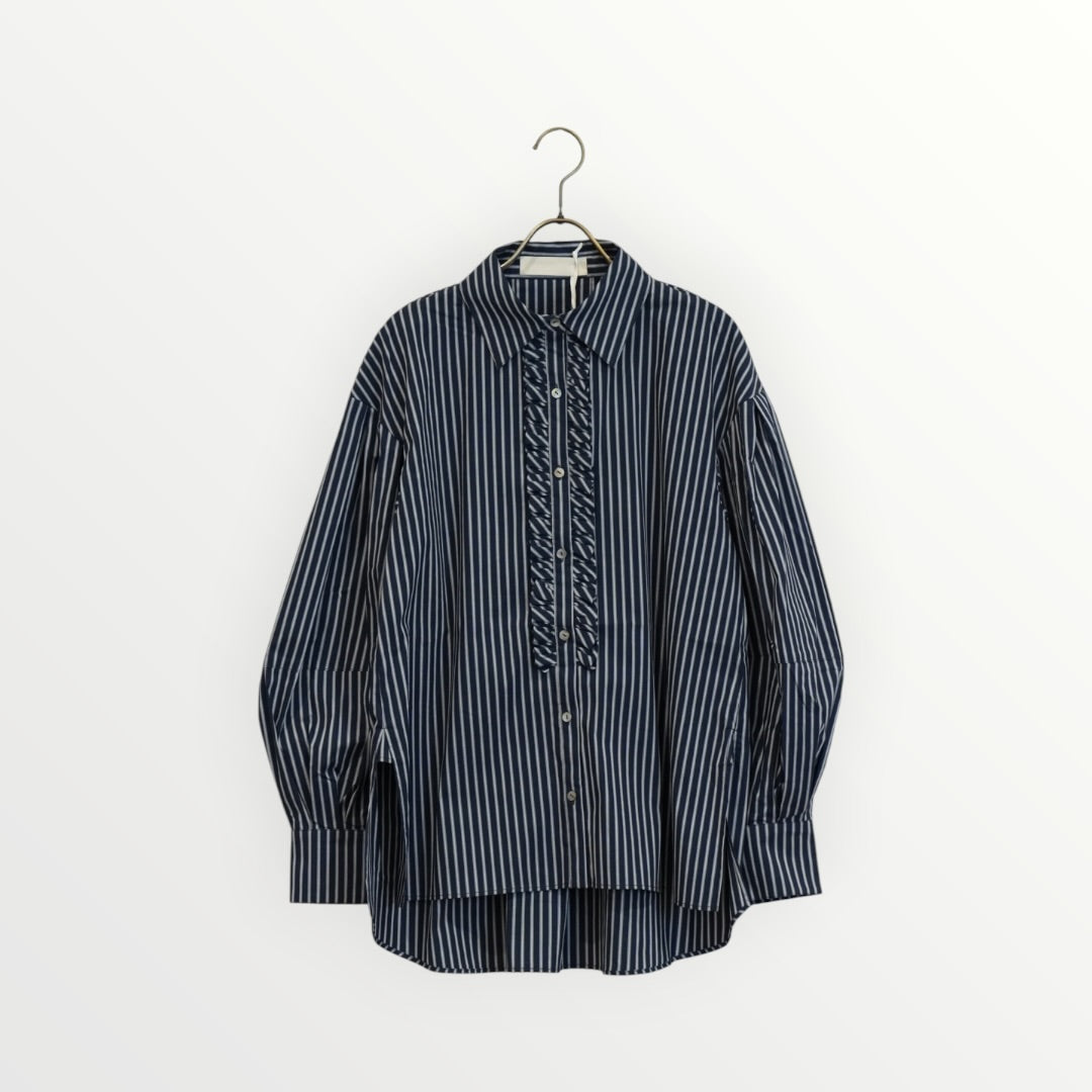 【MARILYN MOON】tuck frill modern volume shirt_260729004930