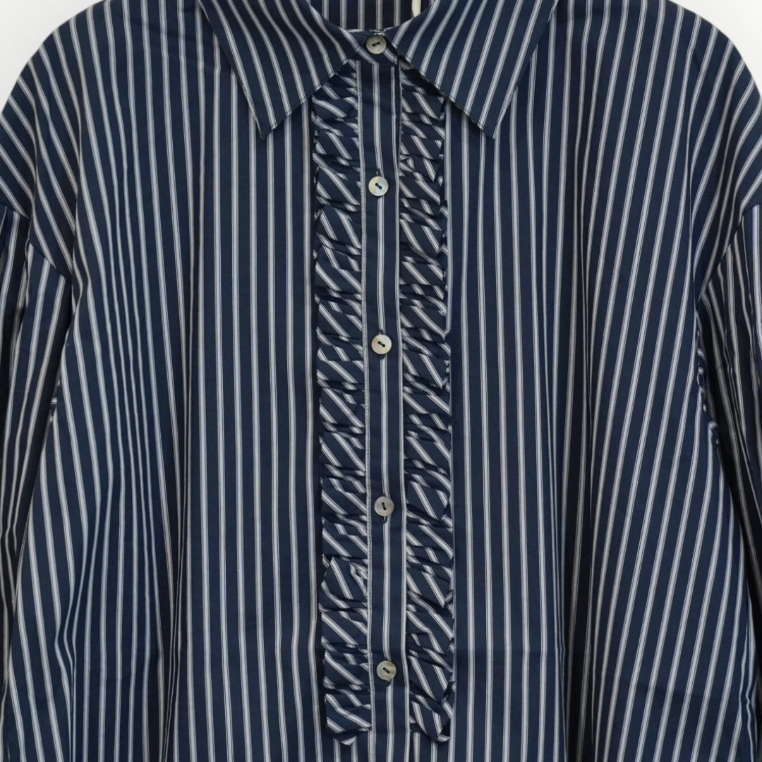 【MARILYN MOON】tuck frill modern volume shirt_260729004930