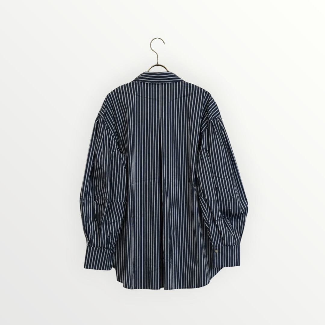 【MARILYN MOON】tuck frill modern volume shirt_260729004930