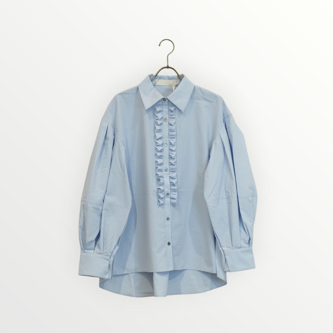 【MARILYN MOON】tuck frill modern volume shirt_260729004930