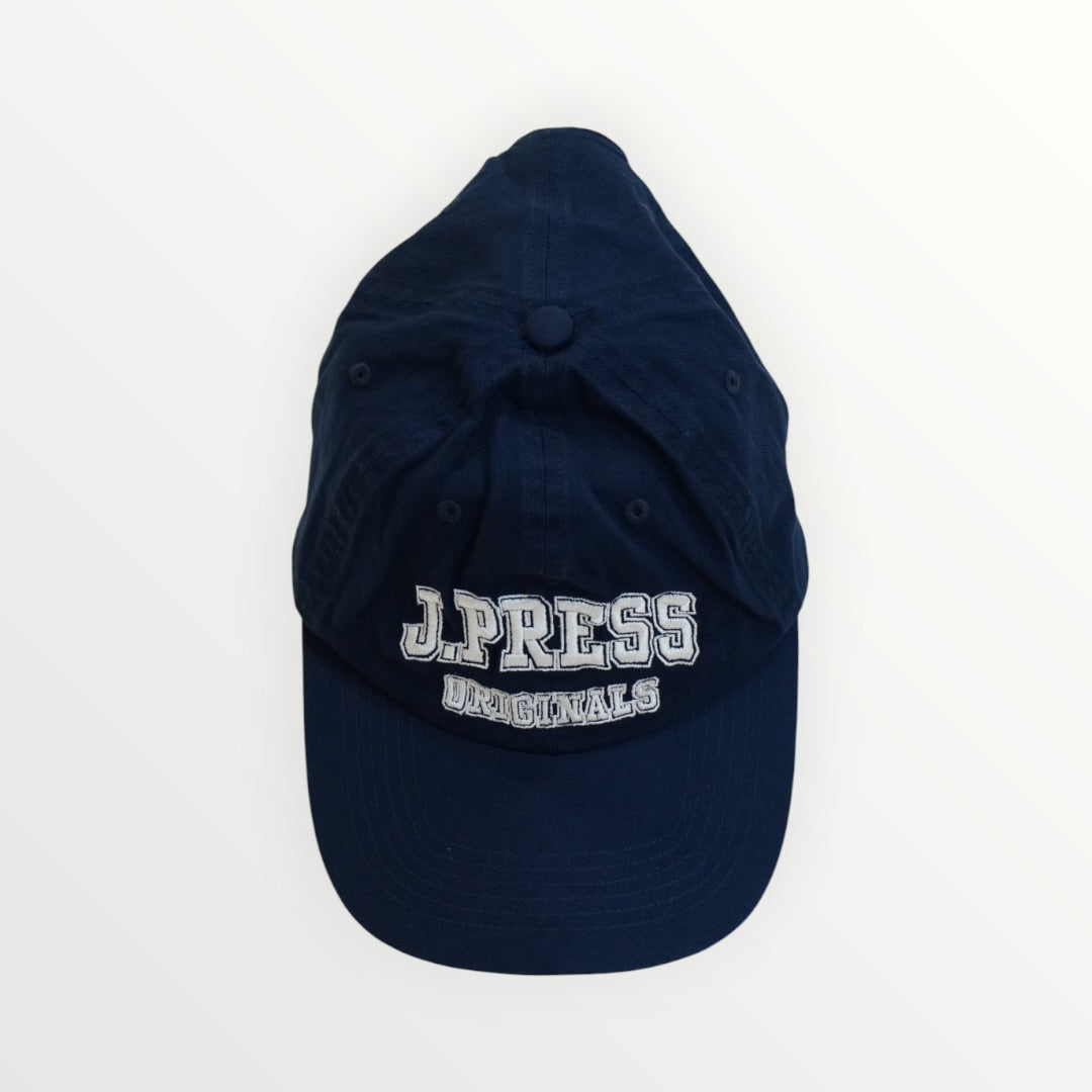 【J.PRESS MEN〈unisex〉】Cotton Twill College Logo Cap_260806005477