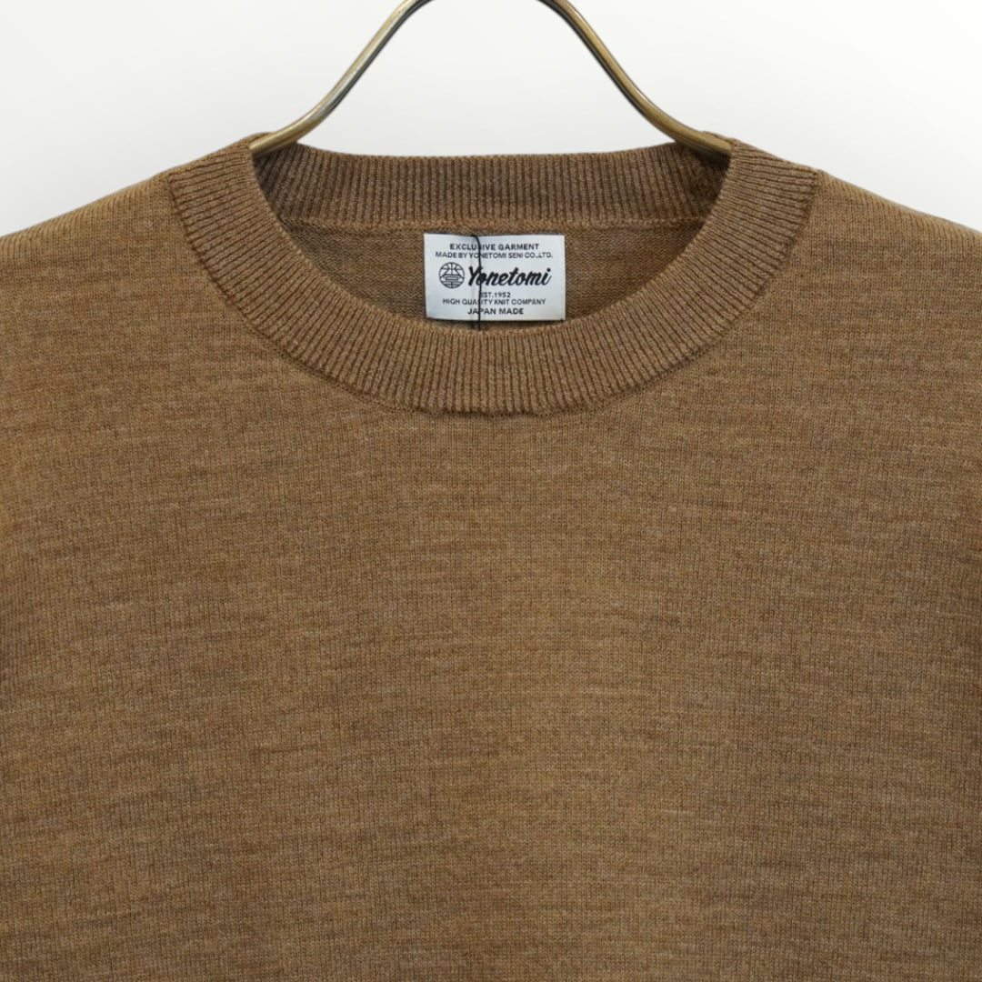 【yonetomi〈unisex〉】HIGH TWIST WOOL KNIT PULLOVER_260731005139