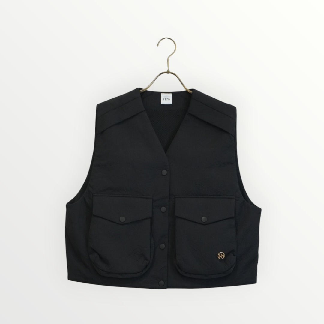 【YENN】PUFFY MILITARY VEST_260822006238