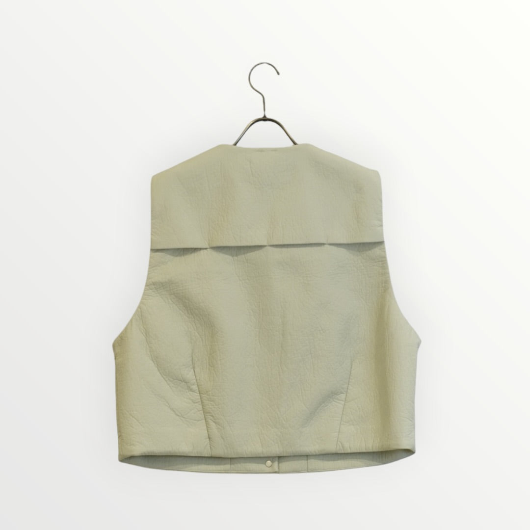 【YENN】PUFFY MILITARY VEST_260822006238