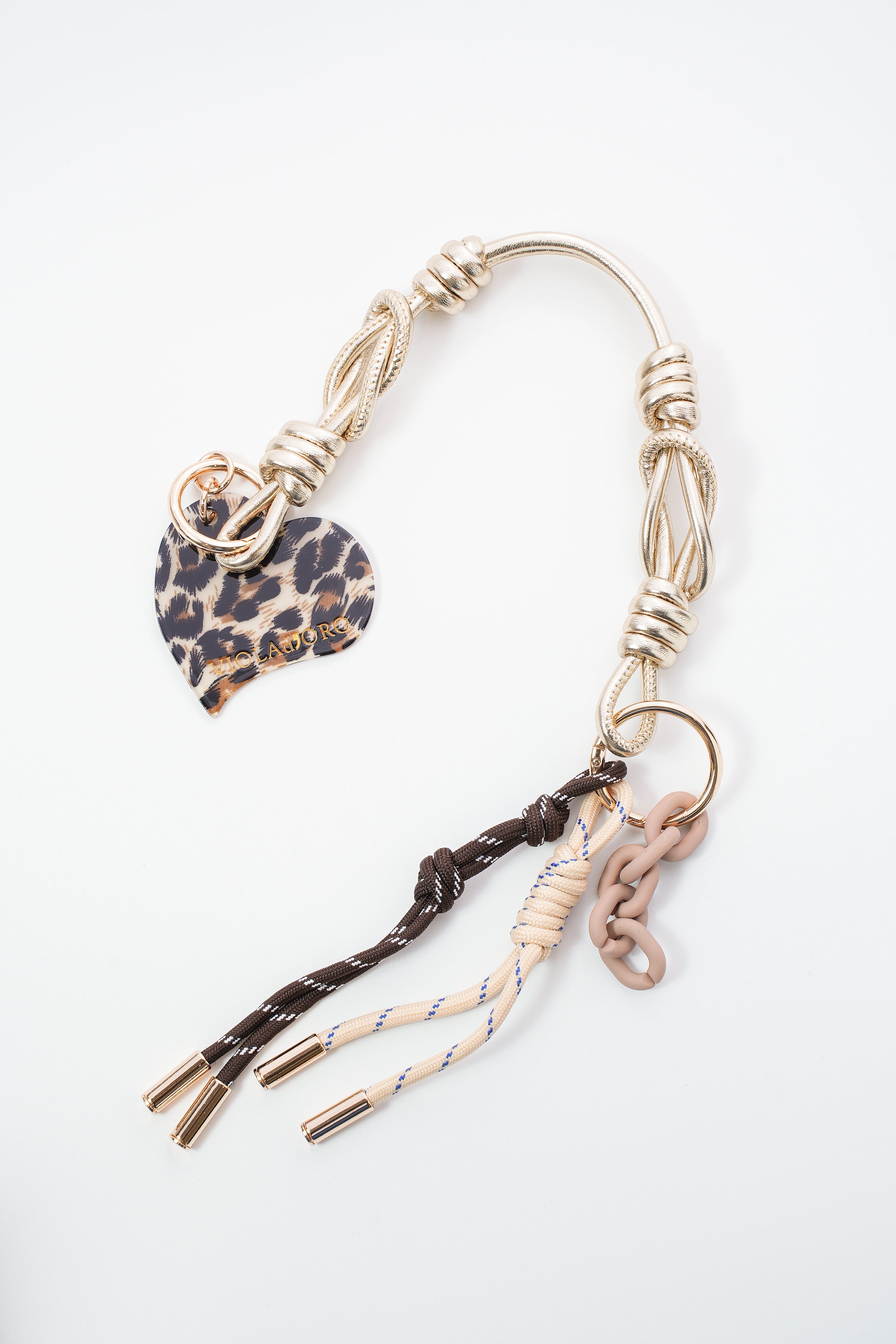 【VIOLAd'ORO】BIANCA アクリルxコード バッグチャーム _251112000703