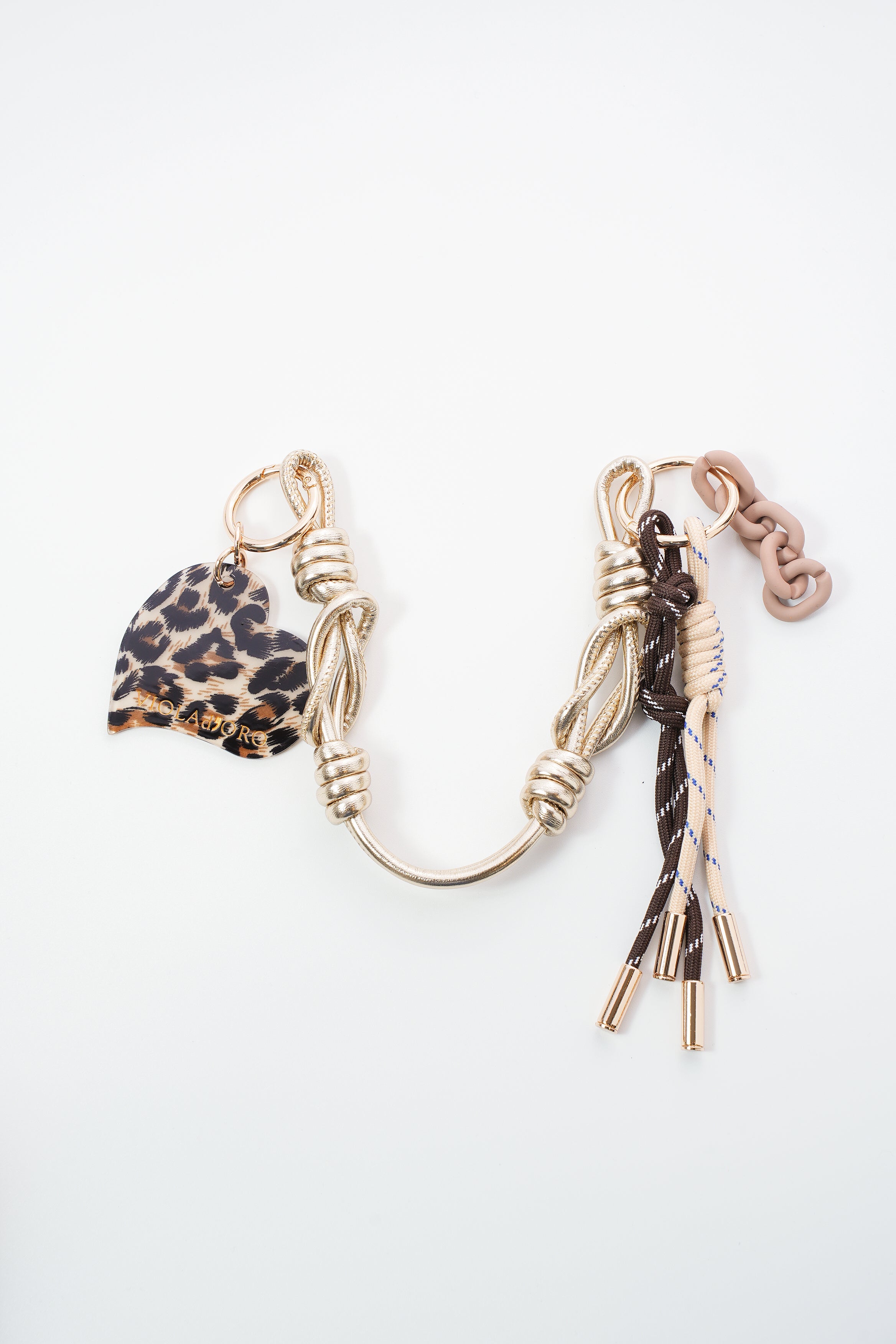 【VIOLAd'ORO】BIANCA アクリルxコード バッグチャーム _251112000703