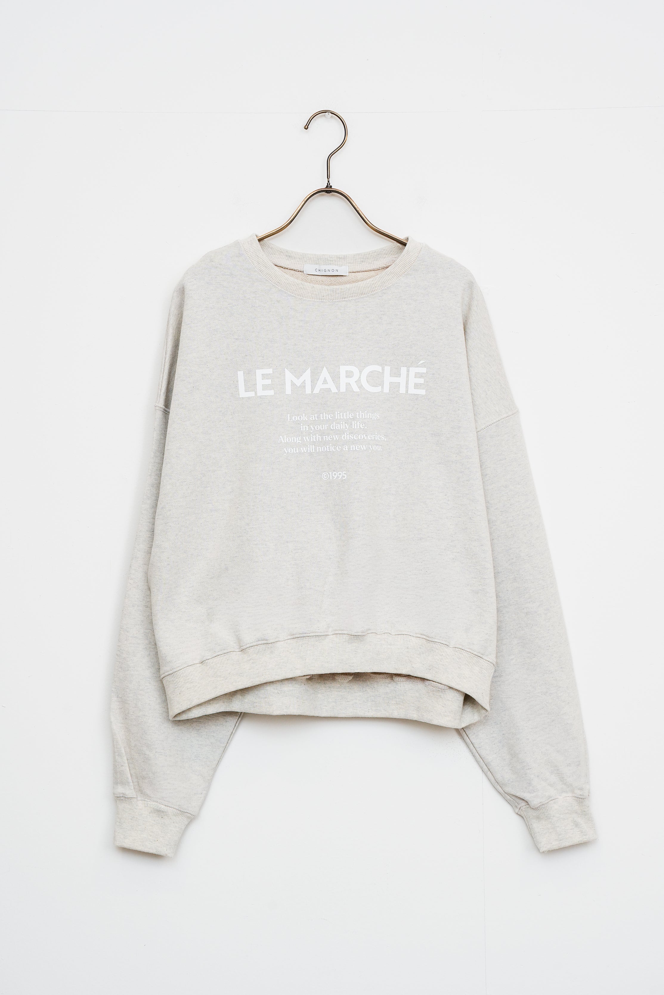 【CHIGNON】MARCHEスウェットプルオーバー _251227002949