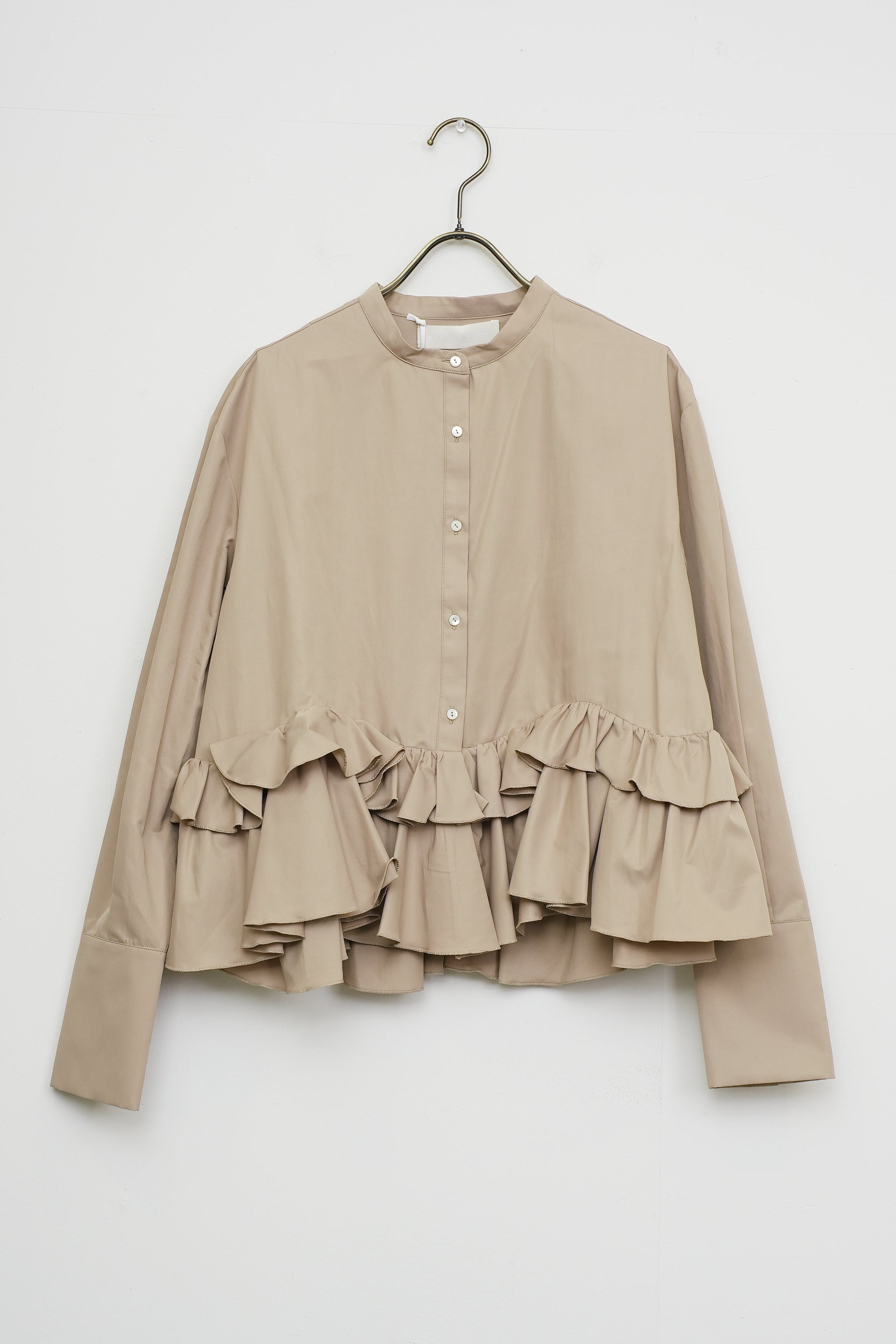 【MARILYN MOON】スパイラルラッフルブラウス_250830004618