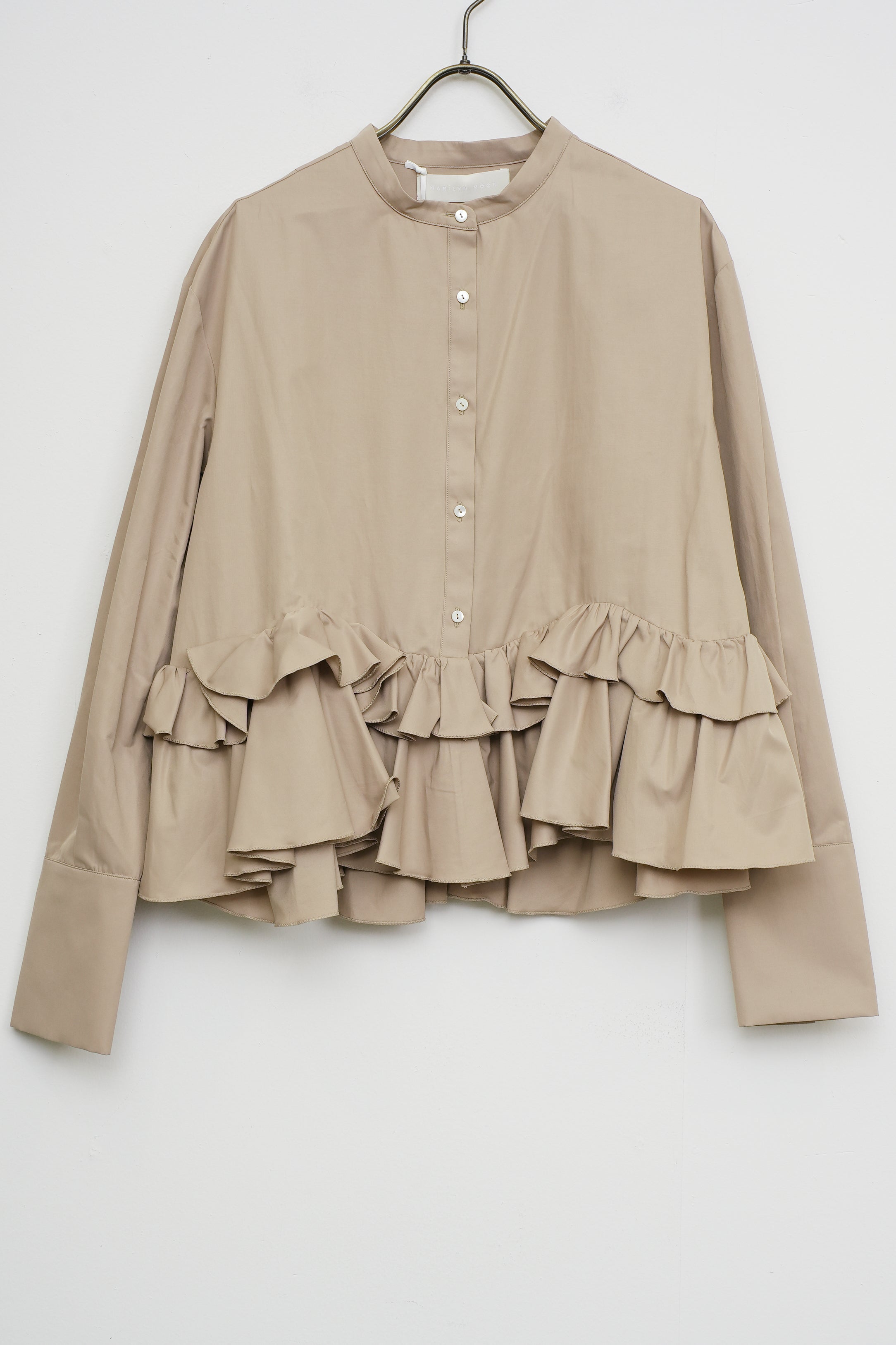 【MARILYN MOON】スパイラルラッフルブラウス_250830004618