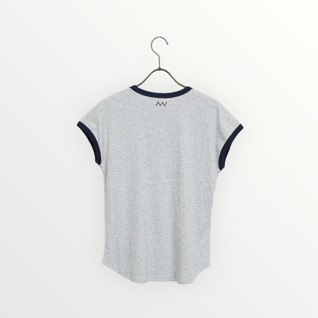 【YENN】SHORT SLEEVE RIB TEE_260210004602