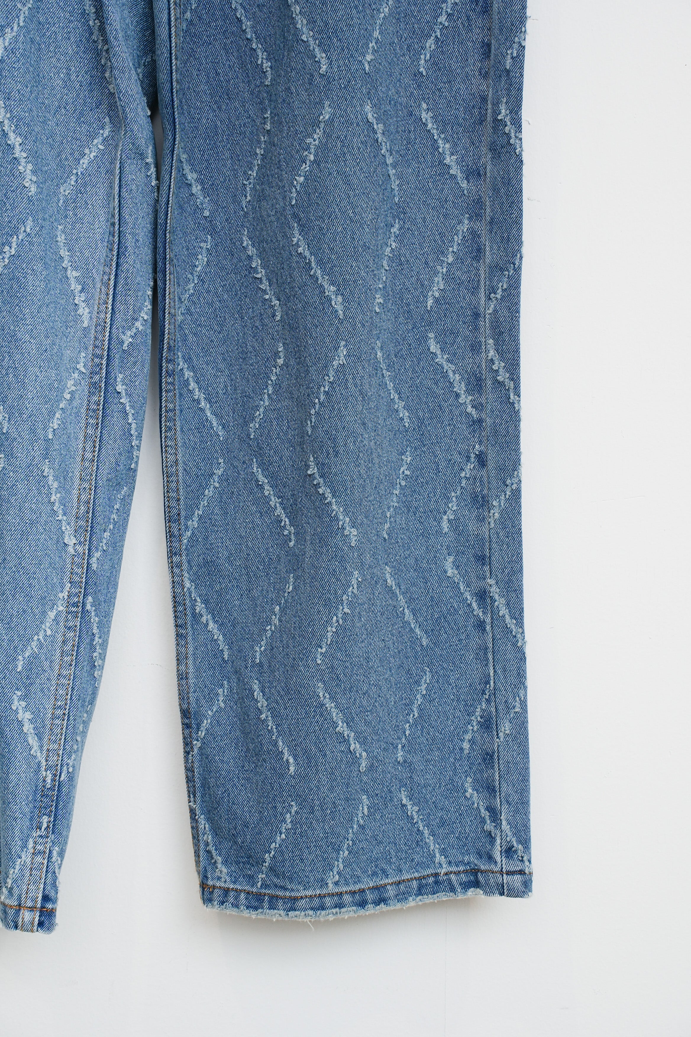 【YENN】LASER CUT WIDE DENIM_260203004023