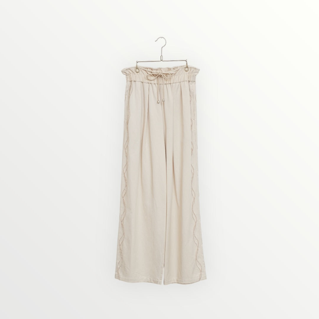 【YENN】CODE EMBRO PANTS_260210004607