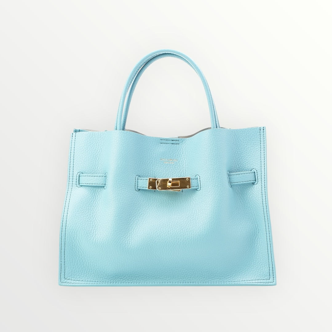 #8ニャン・ンディ・クンバ選手着用【VIOLAd'ORO】TREROイタリアンWフェイスレザートートバッグ Mサイズ_260212004806