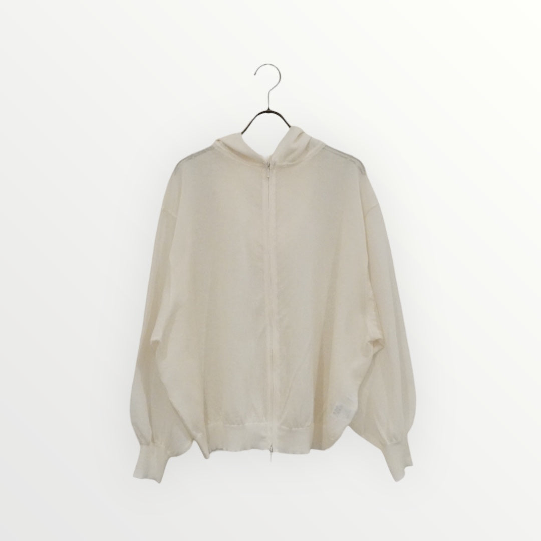 #18真壁あやの選手着用【CLOCHE】シアーパーカー_260221005410