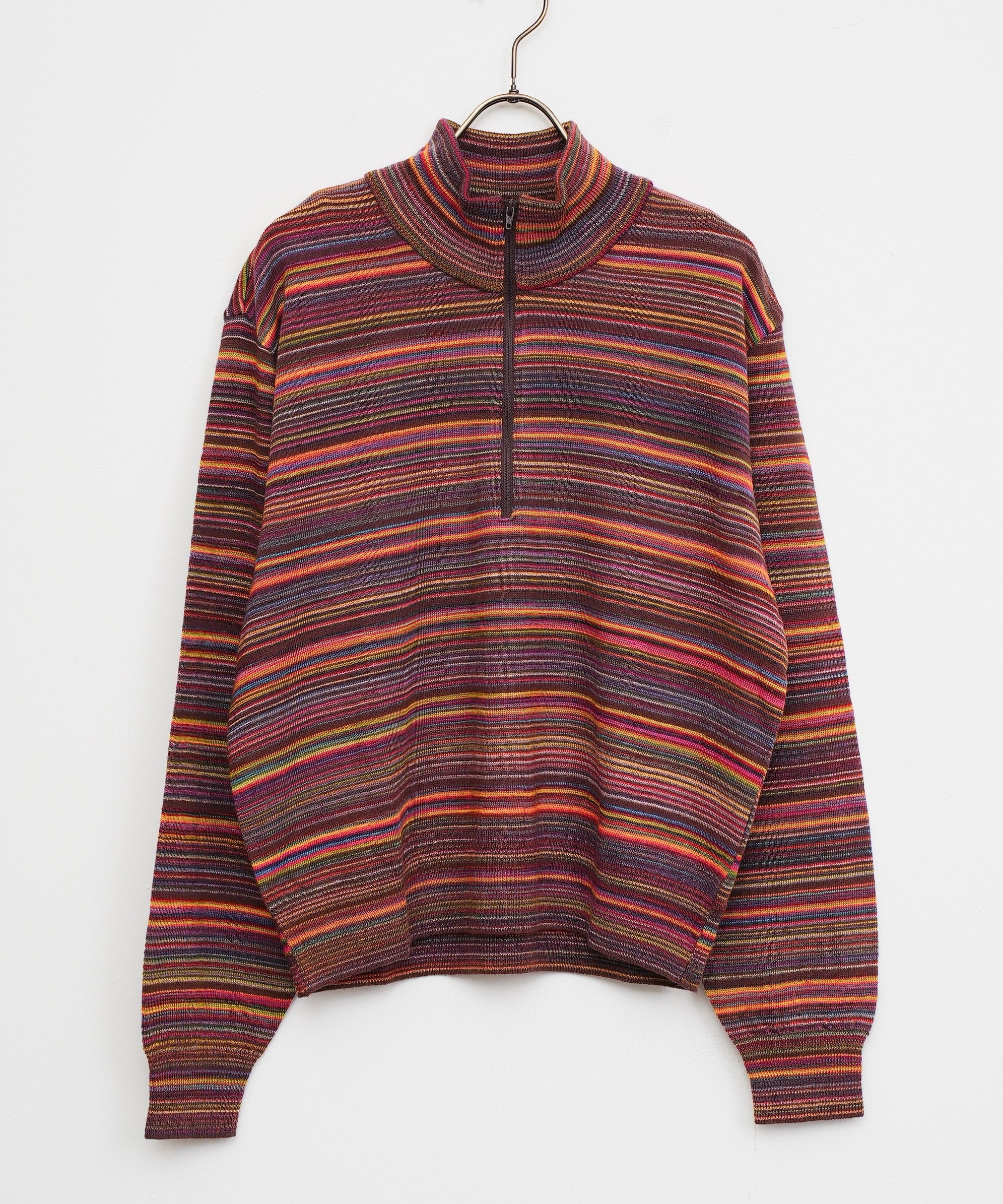 【COOHEM〈women's〉】MULTI KASURI TENJIKU KNIT PULLOVER_250802003310
