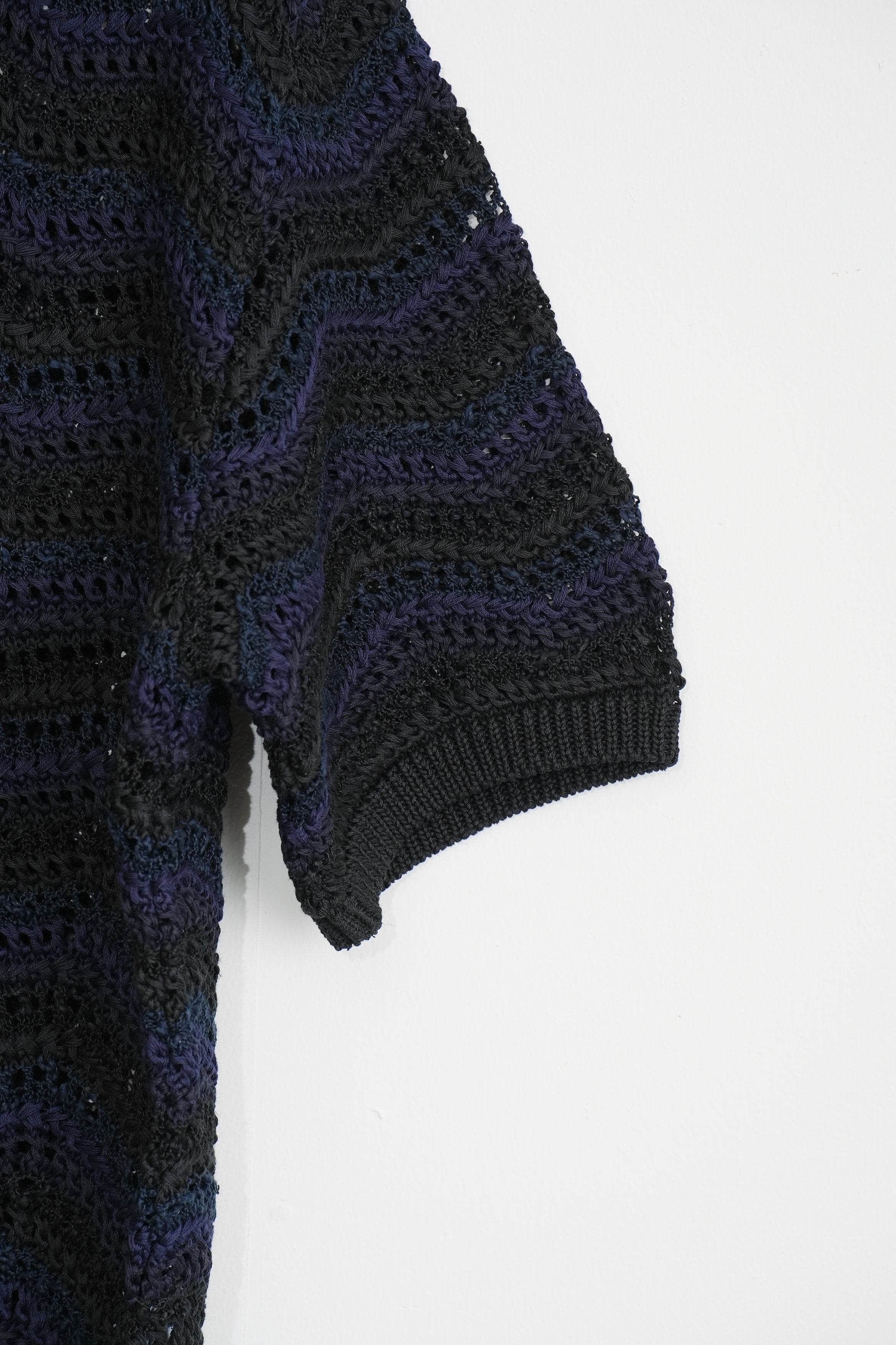 【COOHEM〈men's〉】ZIGZAG SUKASHI KNIT P/O_250326005062