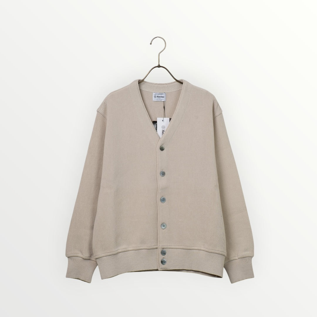 【Yonetomi〈unisex〉】GIMA COTTON KNIT C/D (V NECK)_250228003409