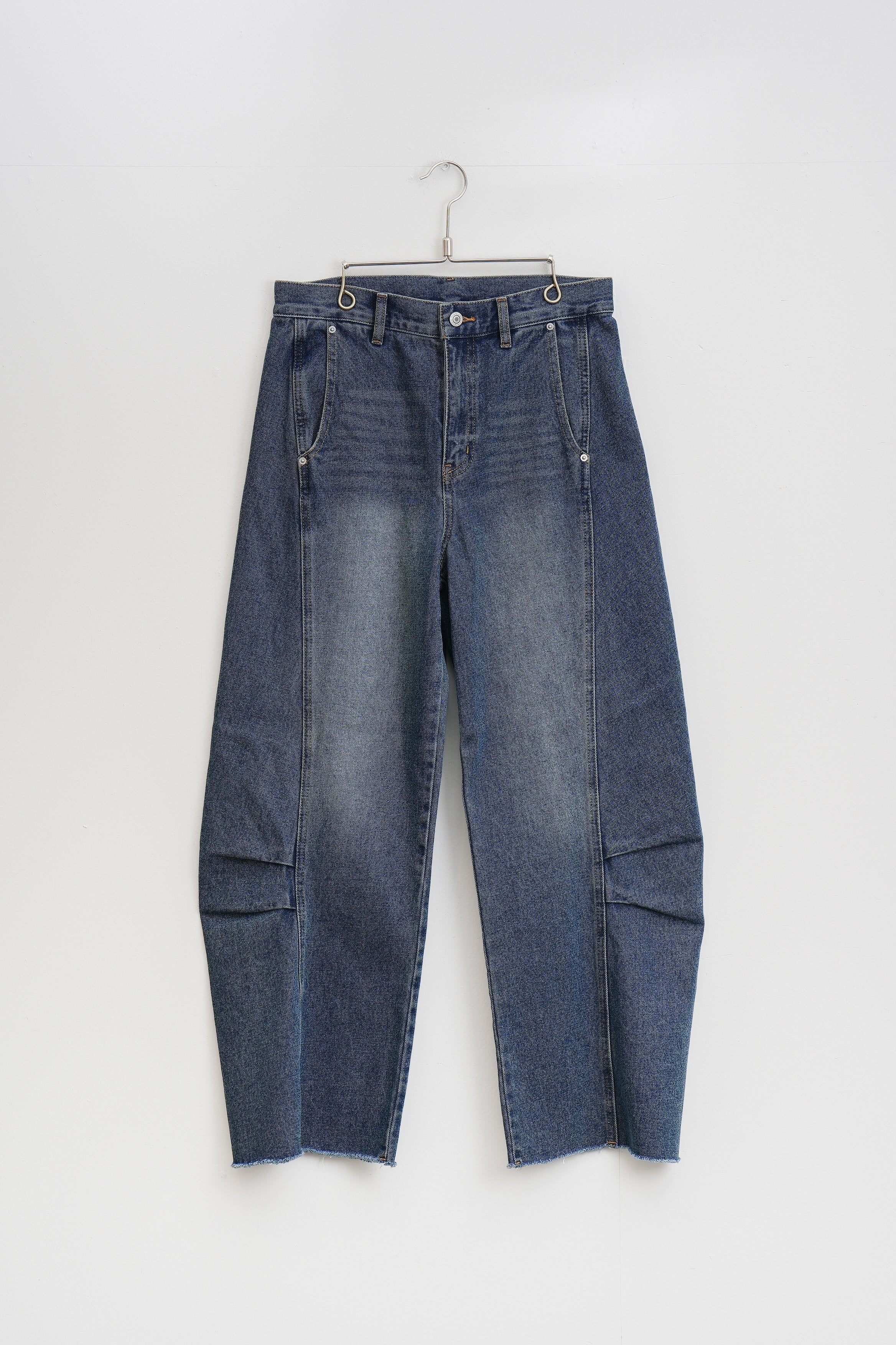 【YENN】KNEE TUCK DENIM PT_250502007955