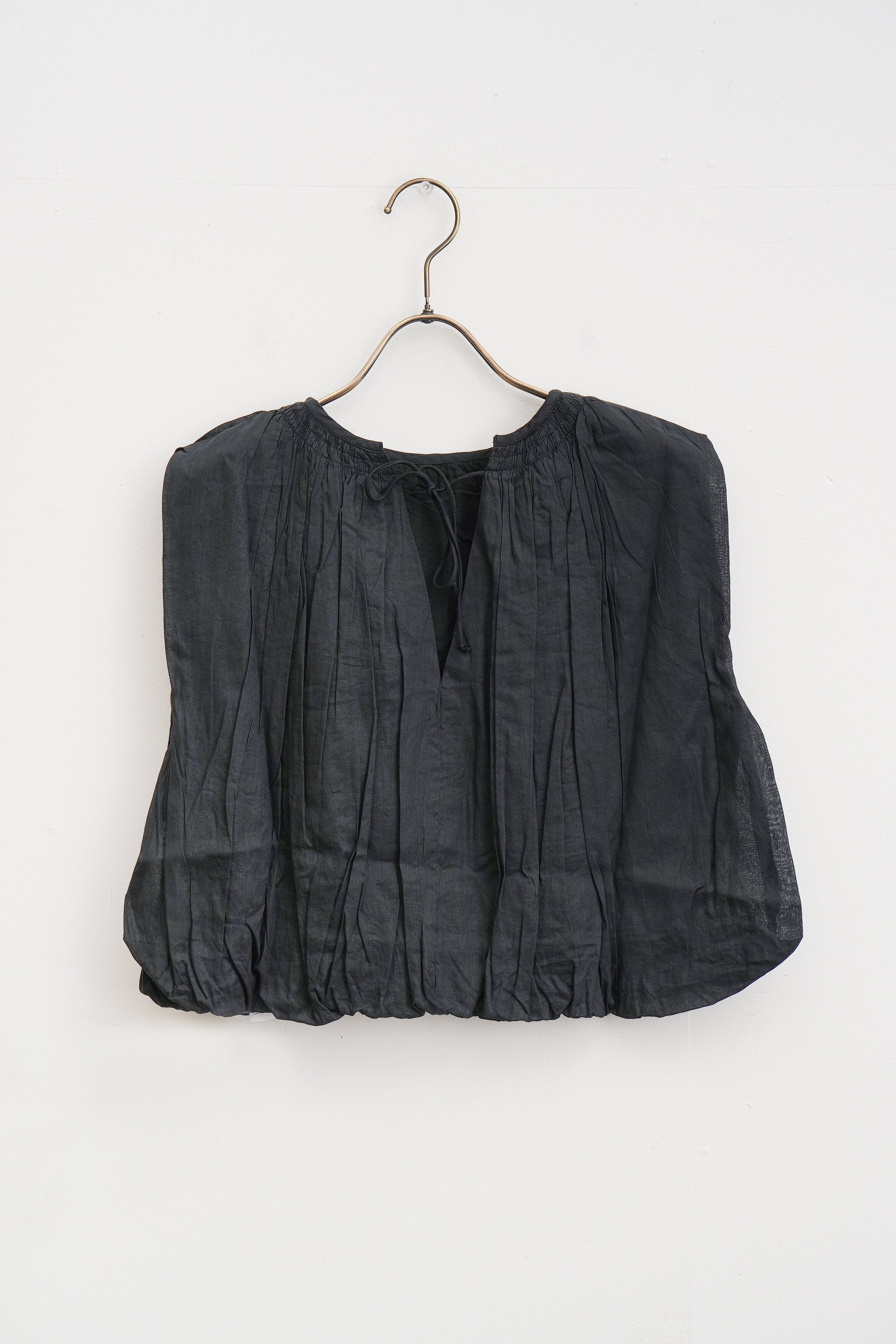 【MARILYN MOON】2WAYタックテクニックシアーコットンバルーンブラウス _250522009075