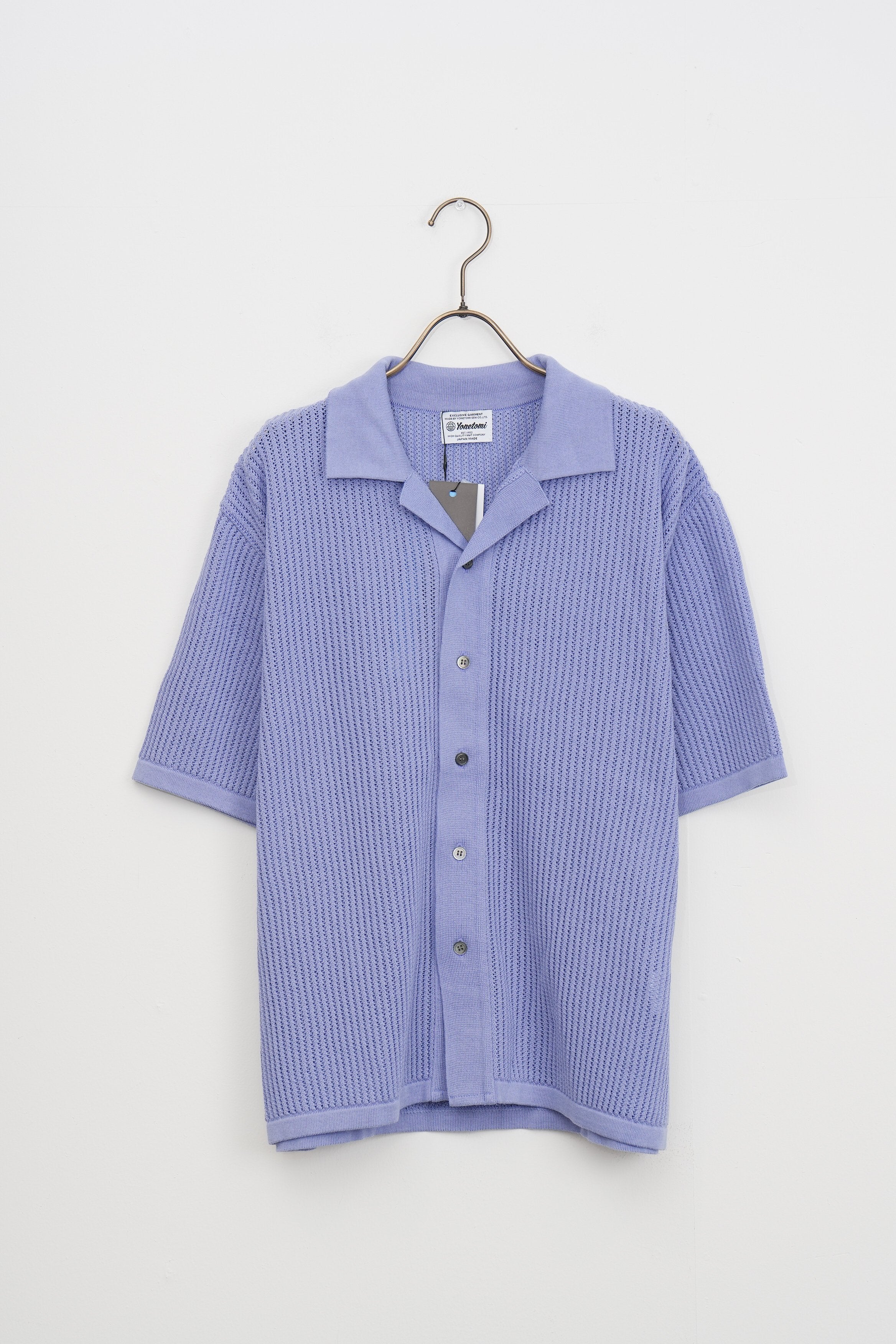 【Yonetomi〈unisex〉】COTTON SUKASHI KNIT S/T_250422006843
