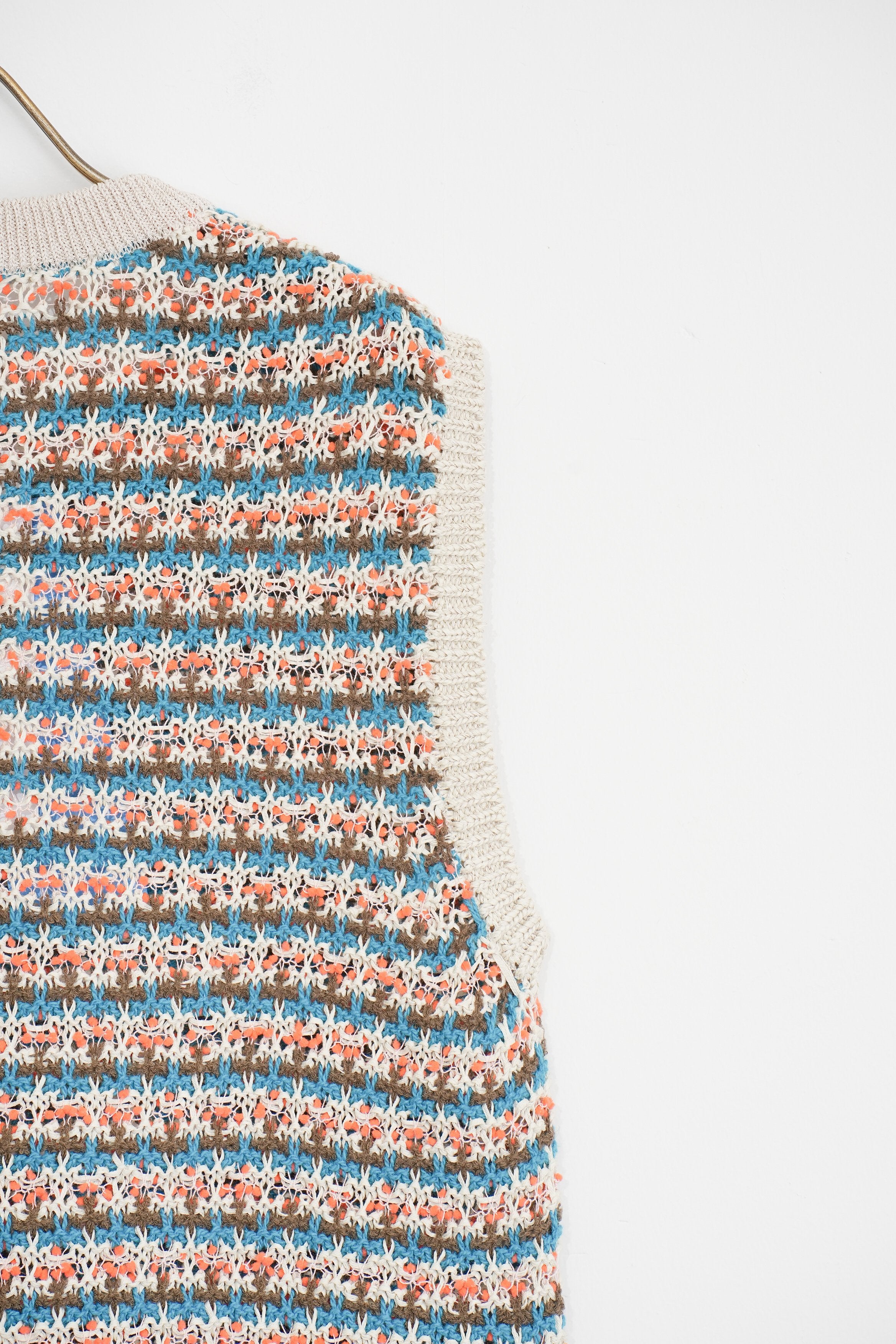 【COOHEM〈men's〉】SUKASHI BORDER KNIT V/T_250326005063