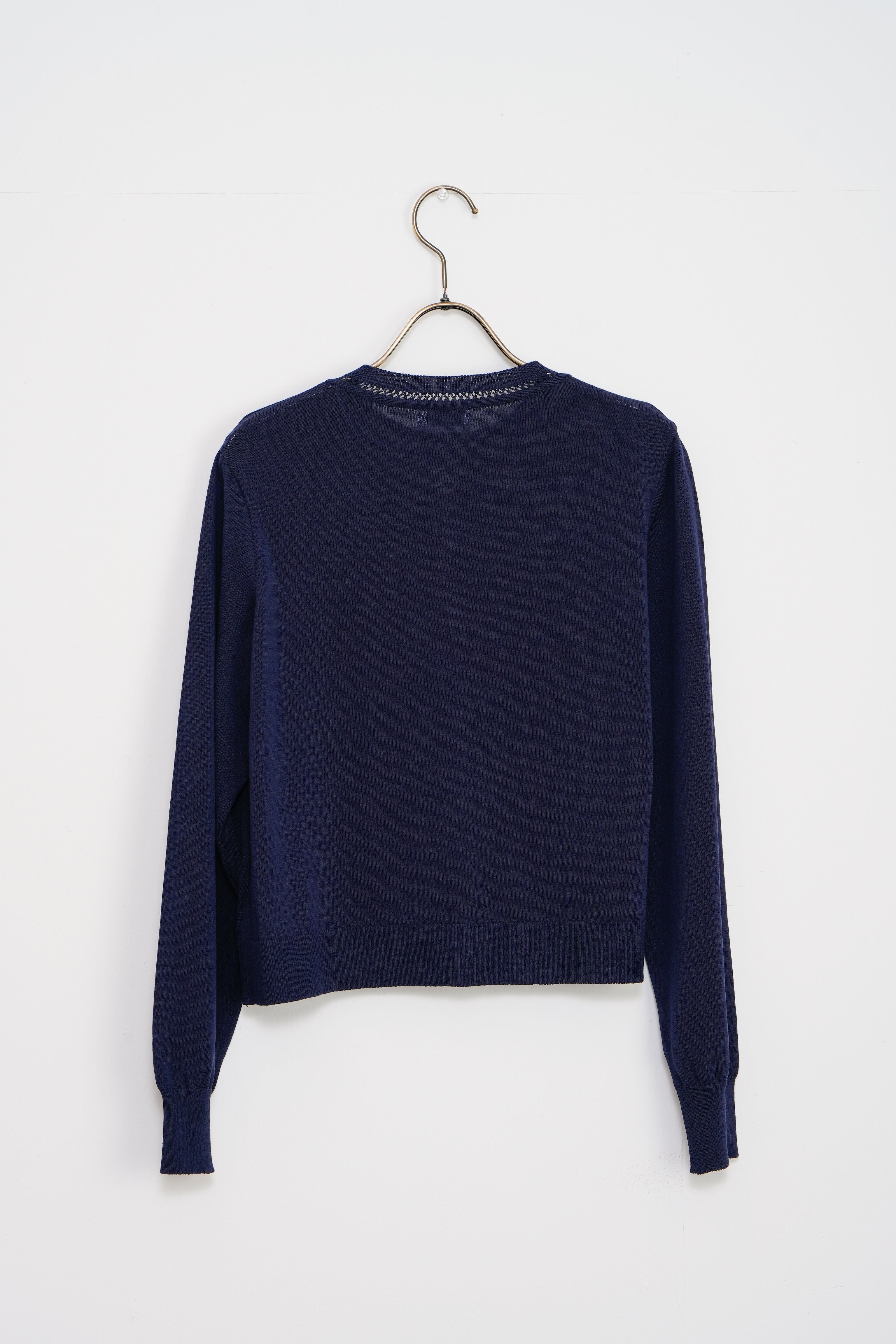 【MACKINTOSH  PHILOSOPHY】 アイレットクルーネックカーディガン_230722002958