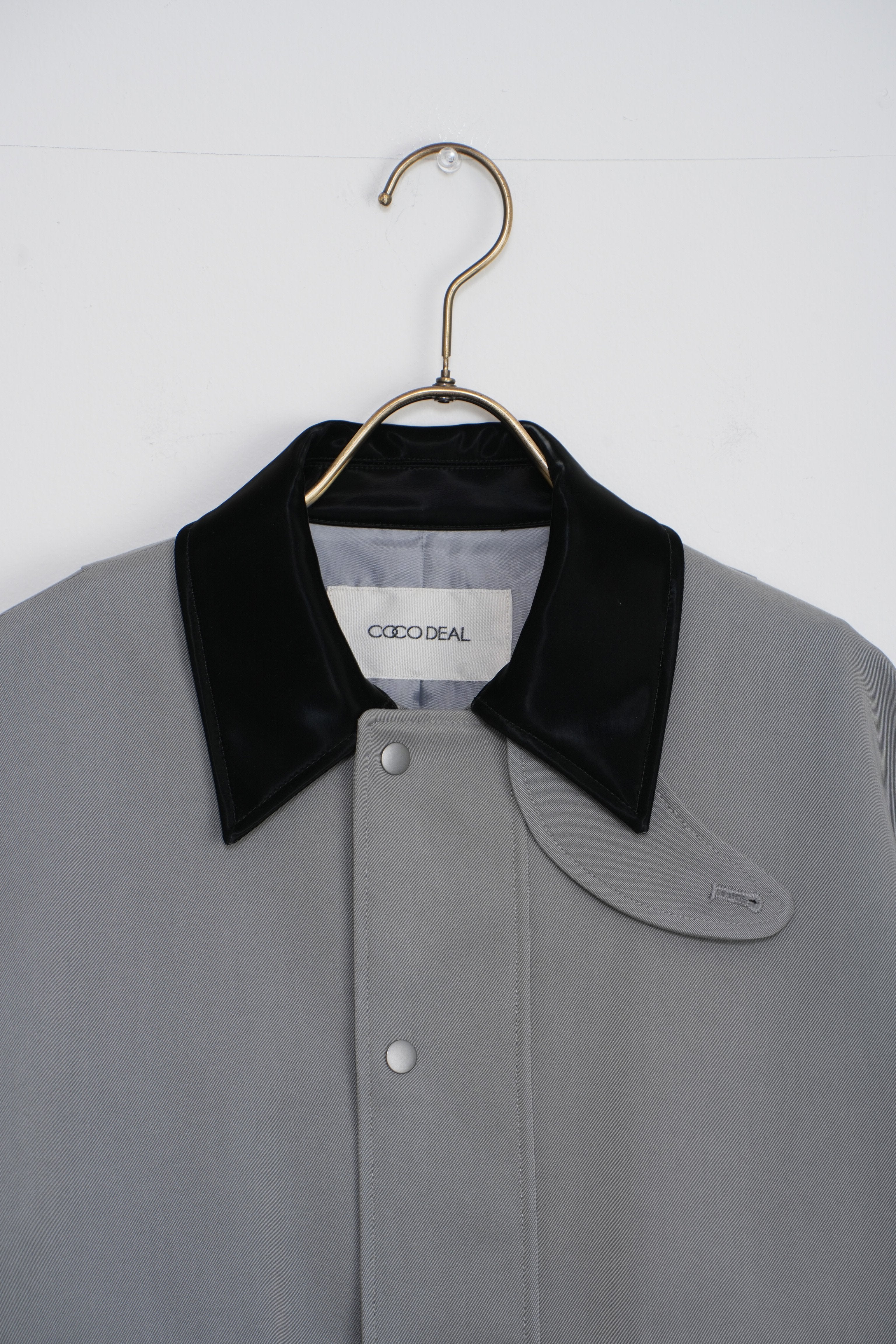 【COCO DEAL】バイカラースリーブスリットコート_240124005451