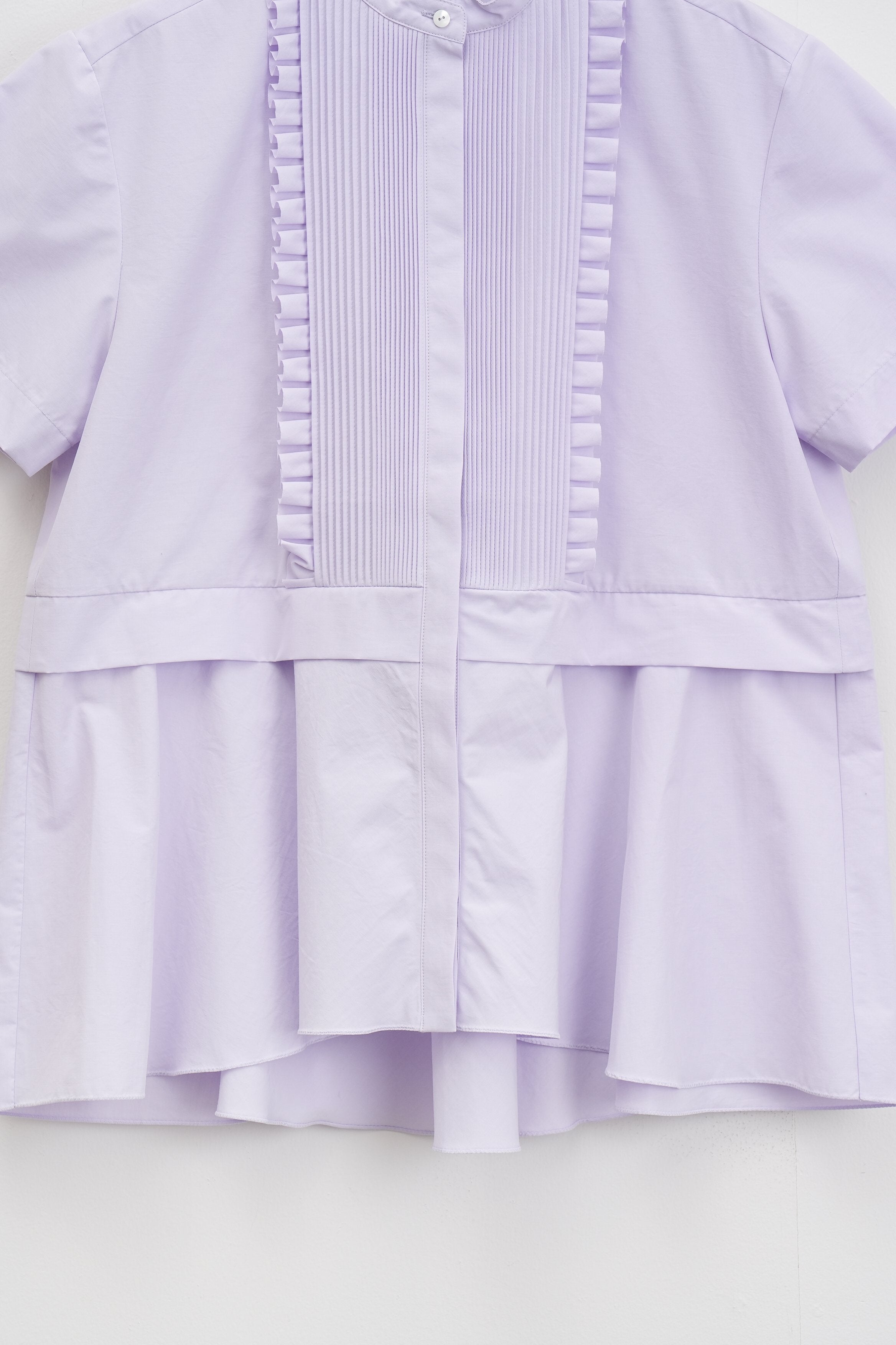 【MARILYN MOON】タックフリルフレアハーフスリーブシャツ_250328005237