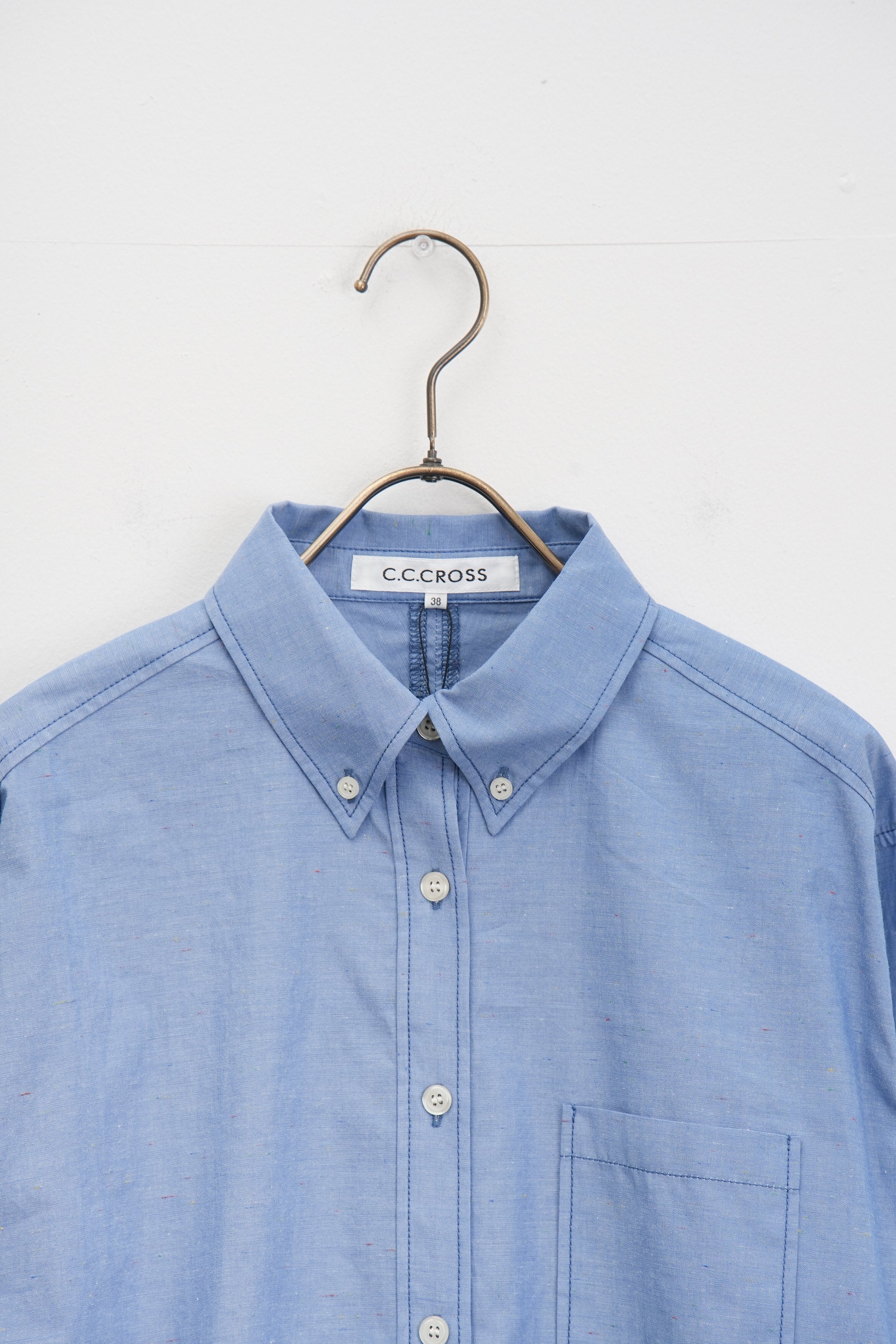 【C.C.CROSS】カラーネップボタンダウンSH_250328005270