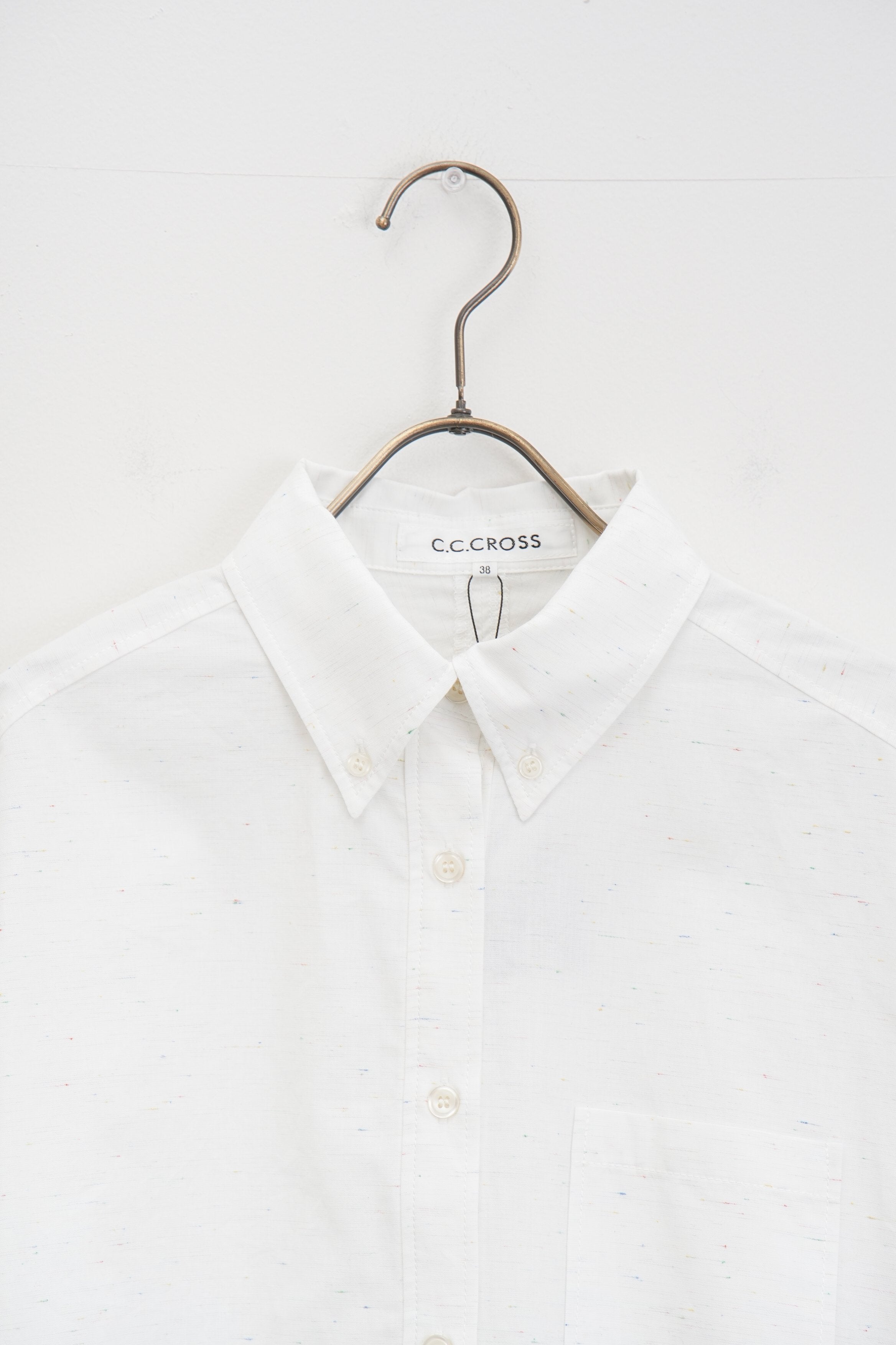 【C.C.CROSS】カラーネップボタンダウンSH_250328005270