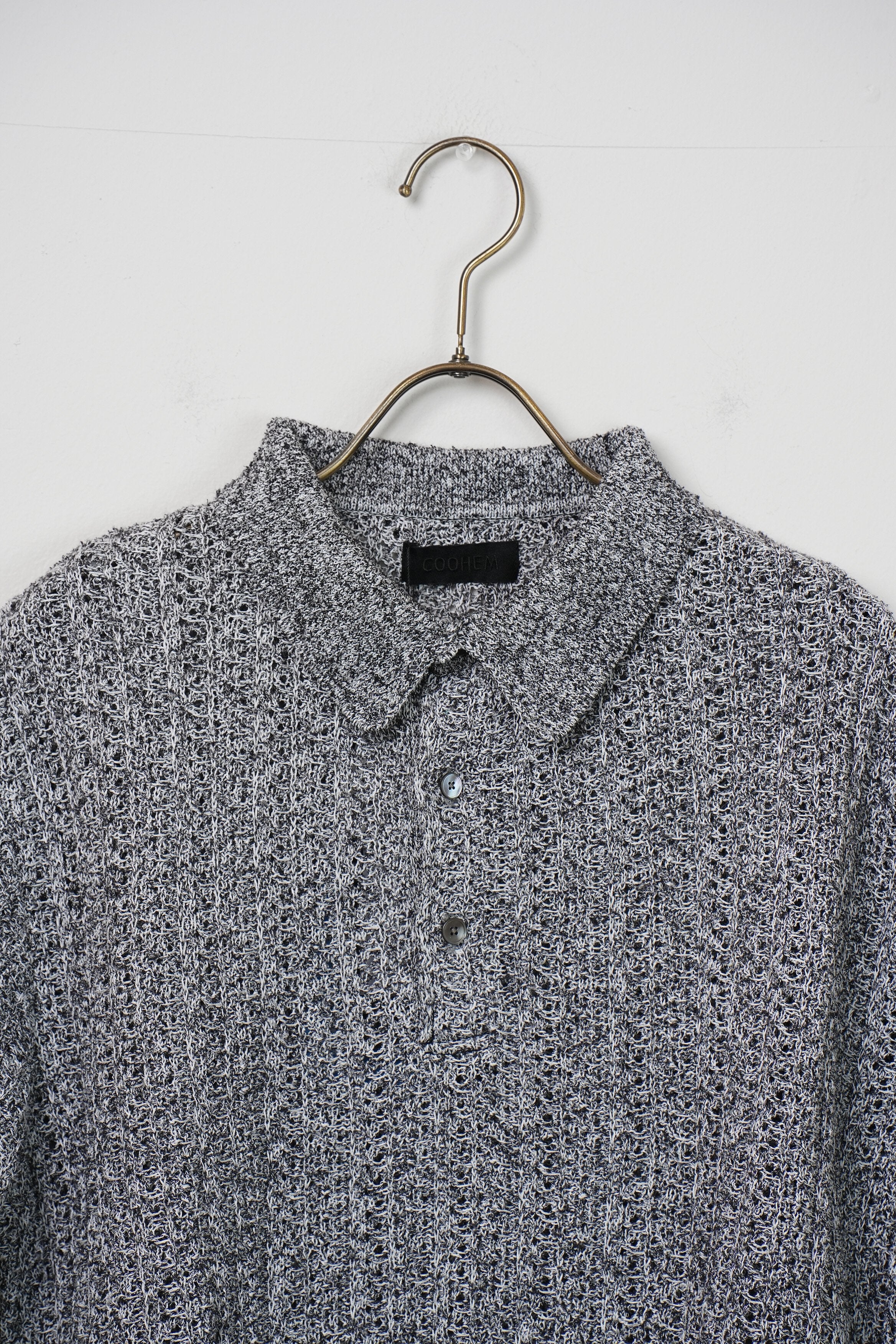 【COOHEM〈men's〉】SHADOW STRIPE KNIT P/L_250228003398