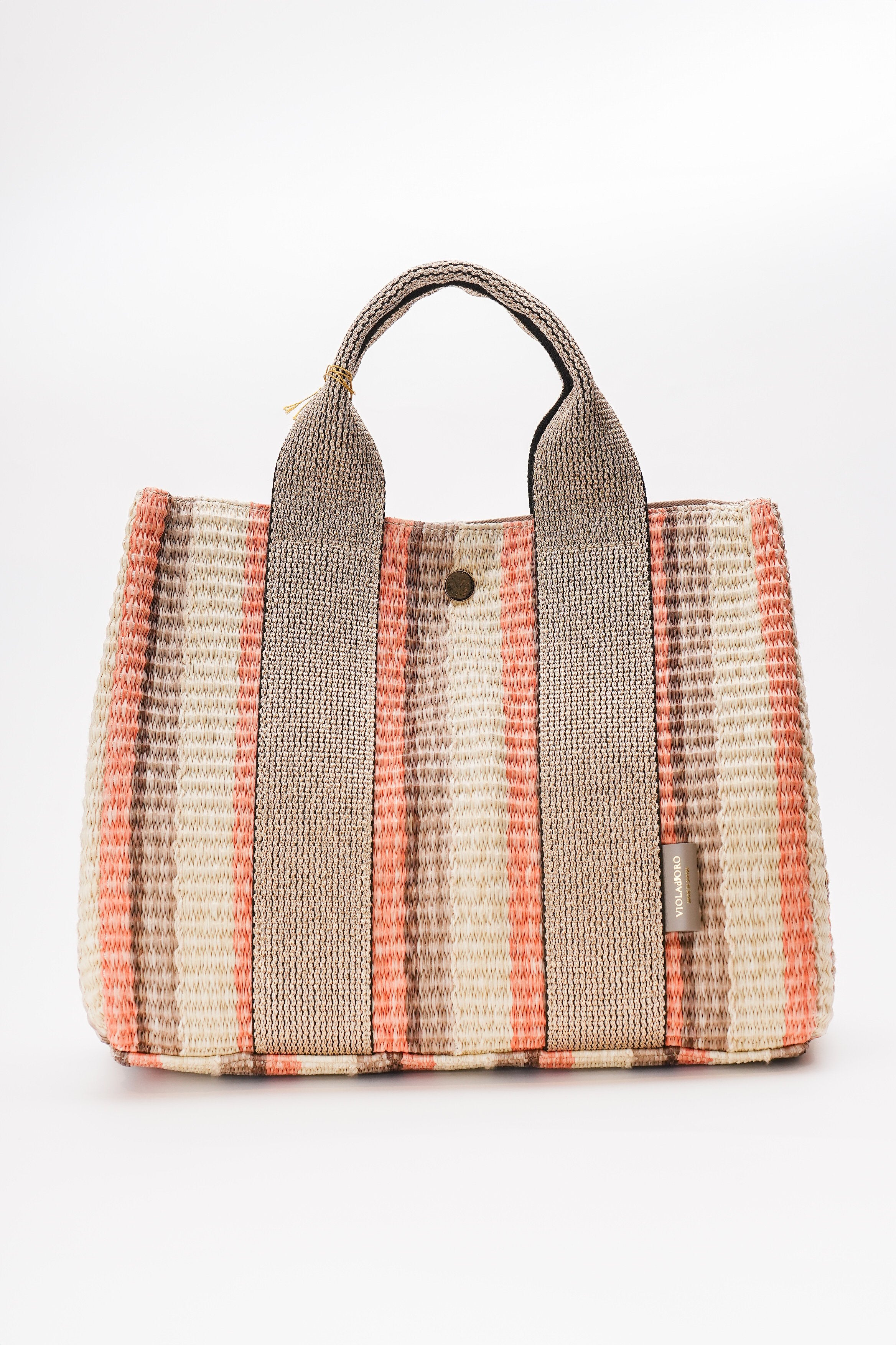 【VIOLAd'ORO】イタリアンラフィアシート2WAYトートバッグ_250502007855