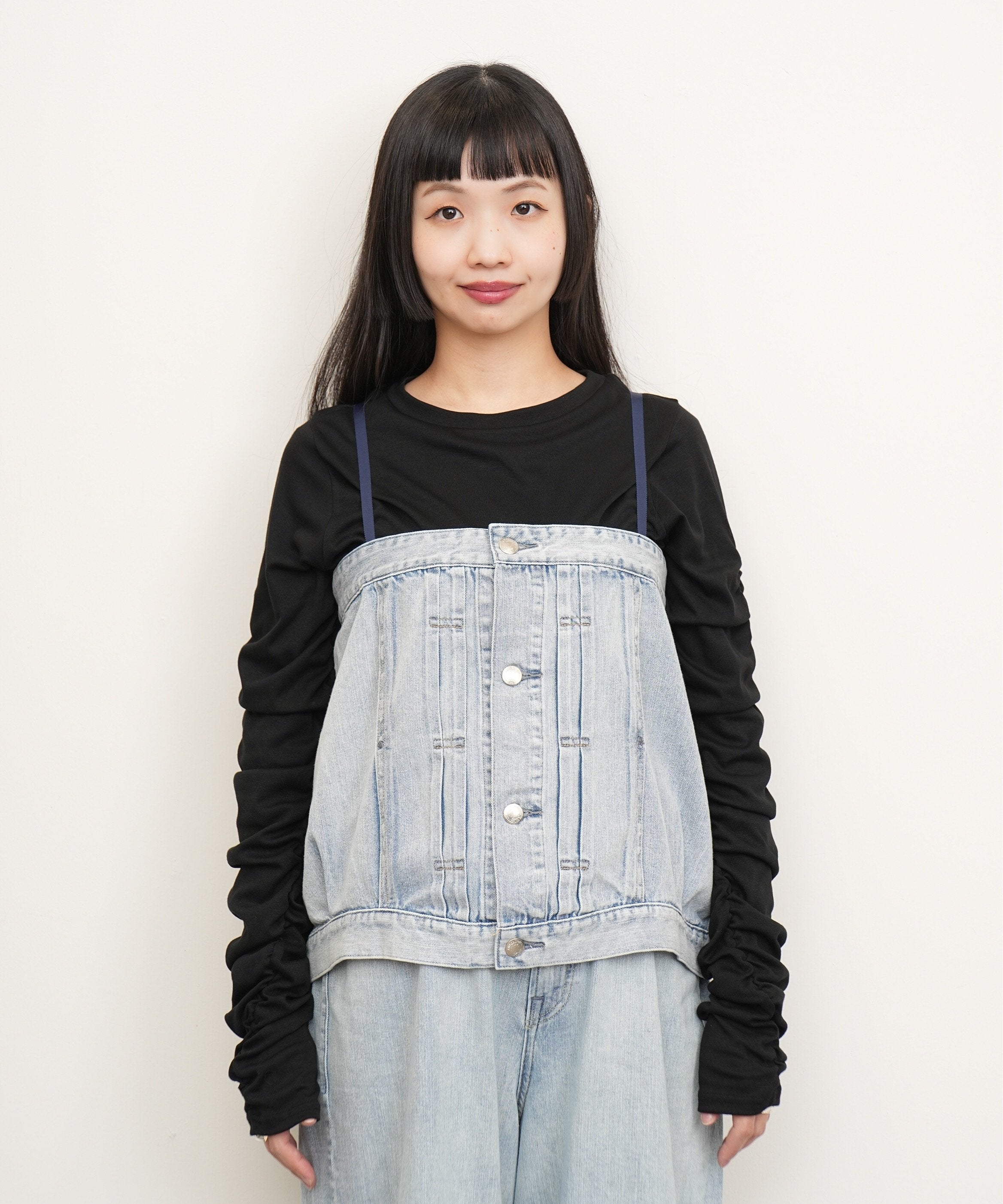 【AGAWD】Shirring Sleeve Tops_250120001067