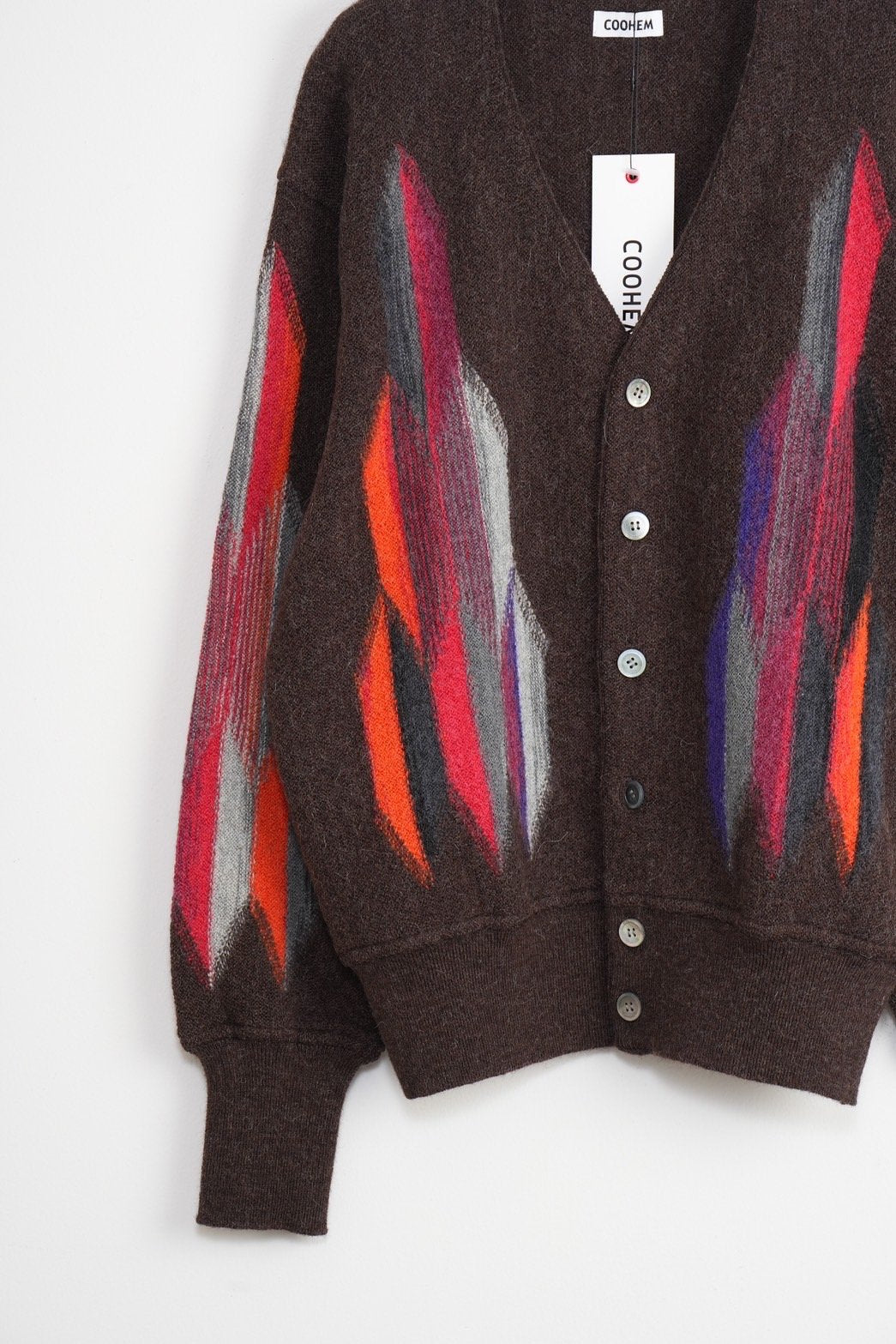 【COOHEM〈men's〉】WOOL ALPACA INTERSIA KNIT C/D_240903002220