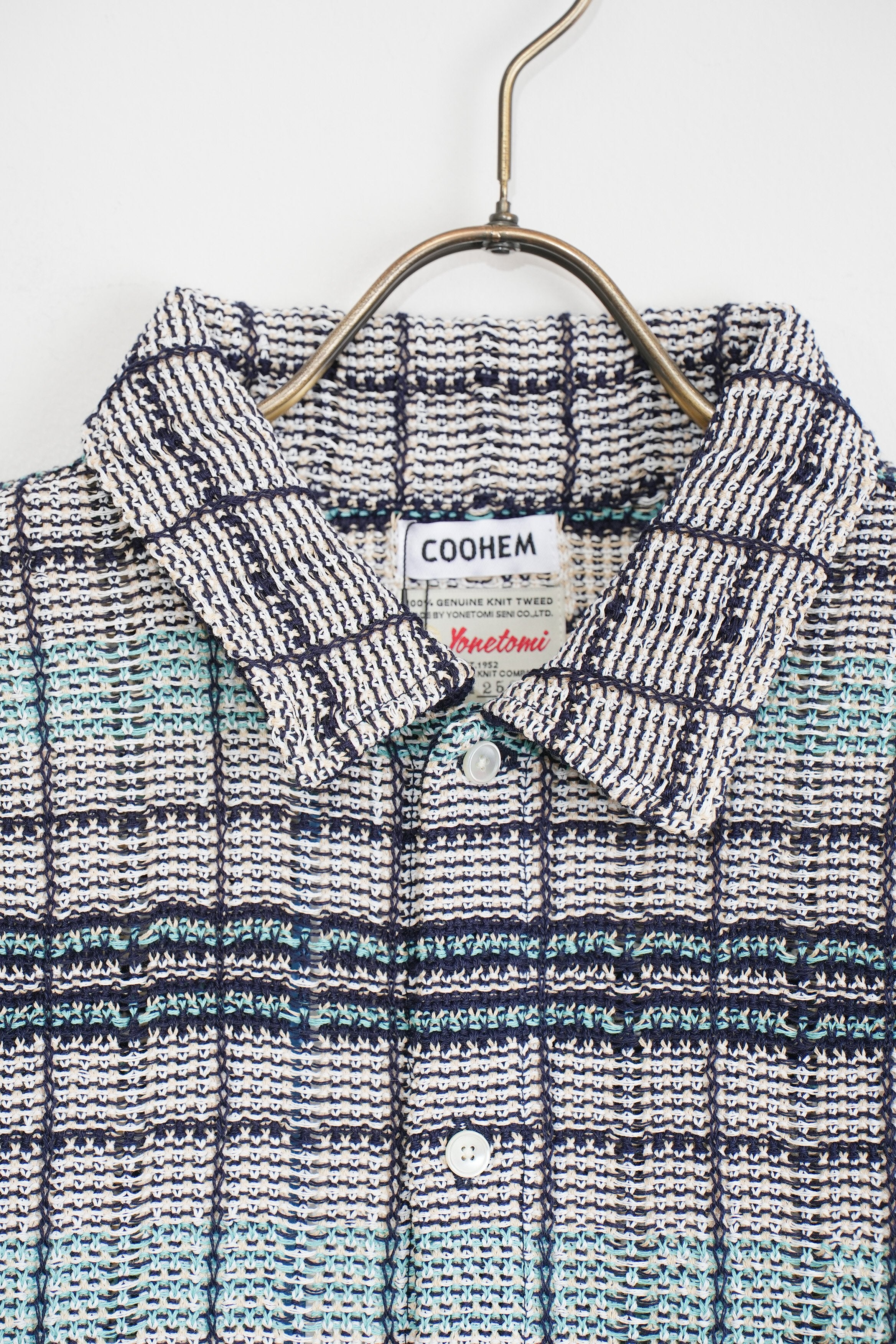 【COOHEM〈men's〉】SUKASHI CHECK TWEED S/T_250326005065