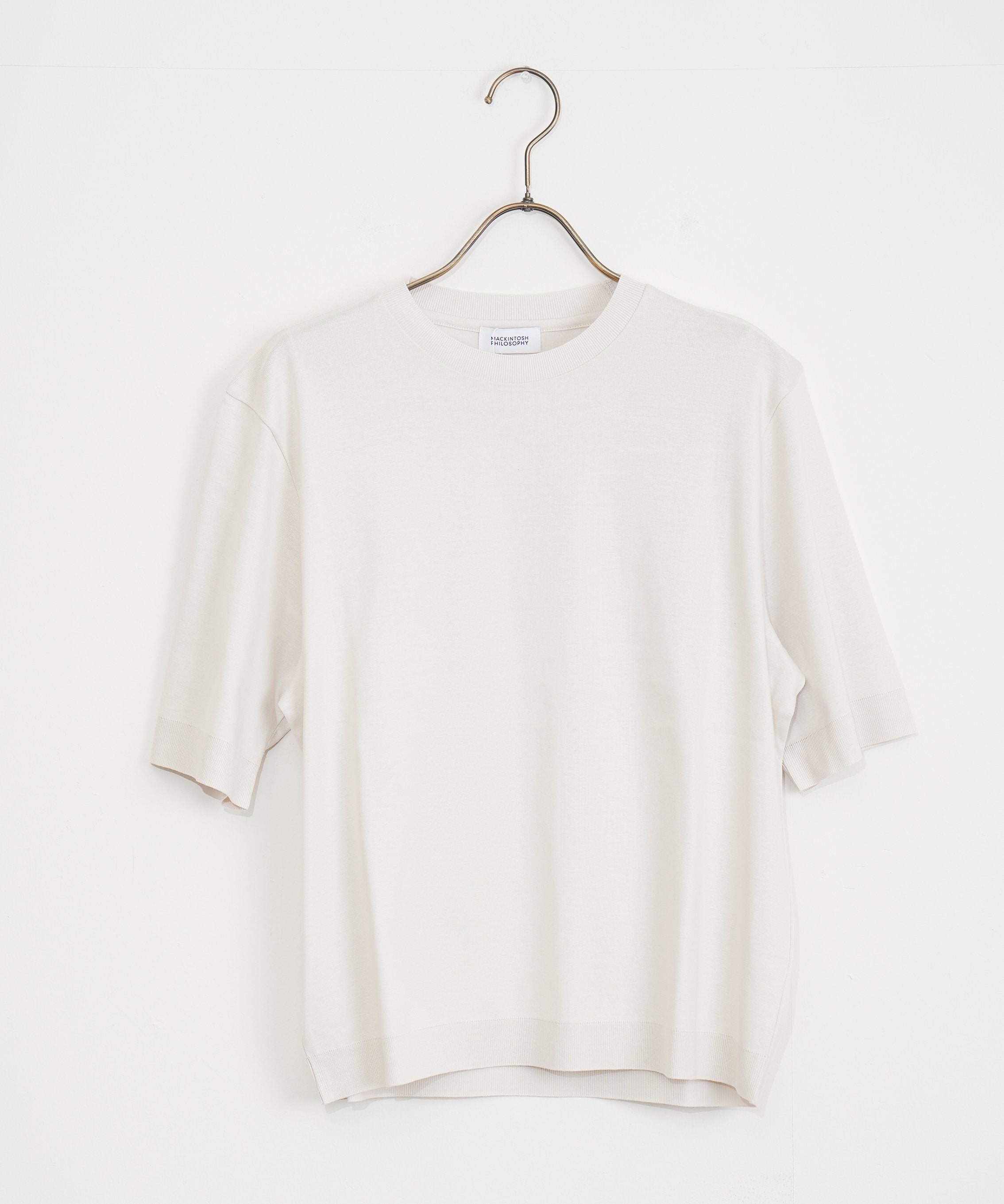 【MACKINTOSH PHILOSOPHY】ハイゲージクルーネックニットT_250322004968