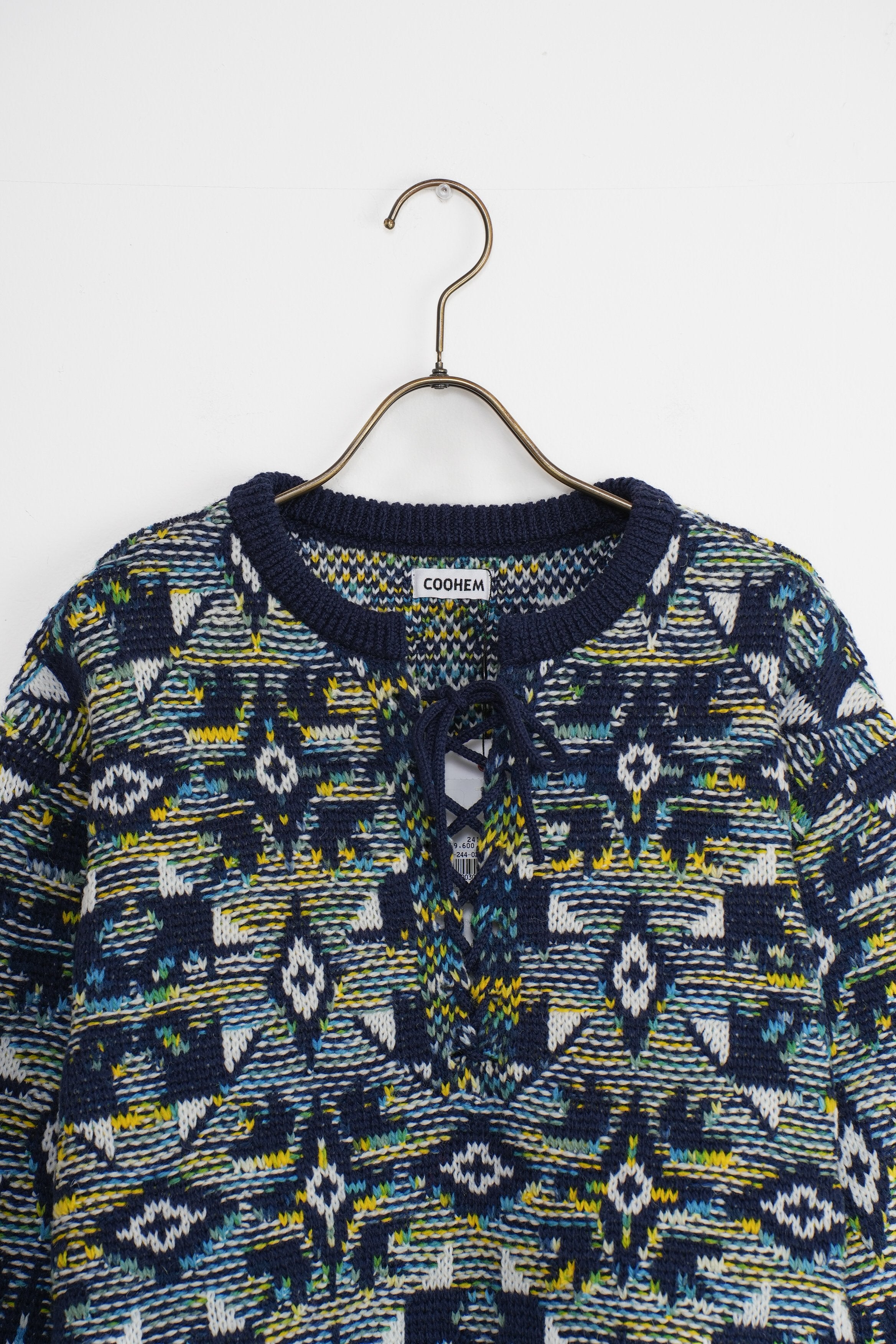 【COOHEM〈men's〉】TUNISIAN JACQUARD P/O_241003004361