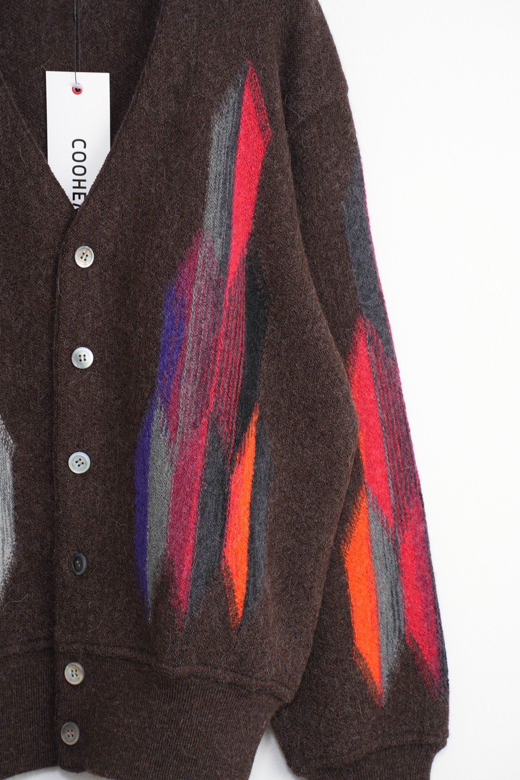 【COOHEM〈men's〉】WOOL ALPACA INTERSIA KNIT C/D_240903002220