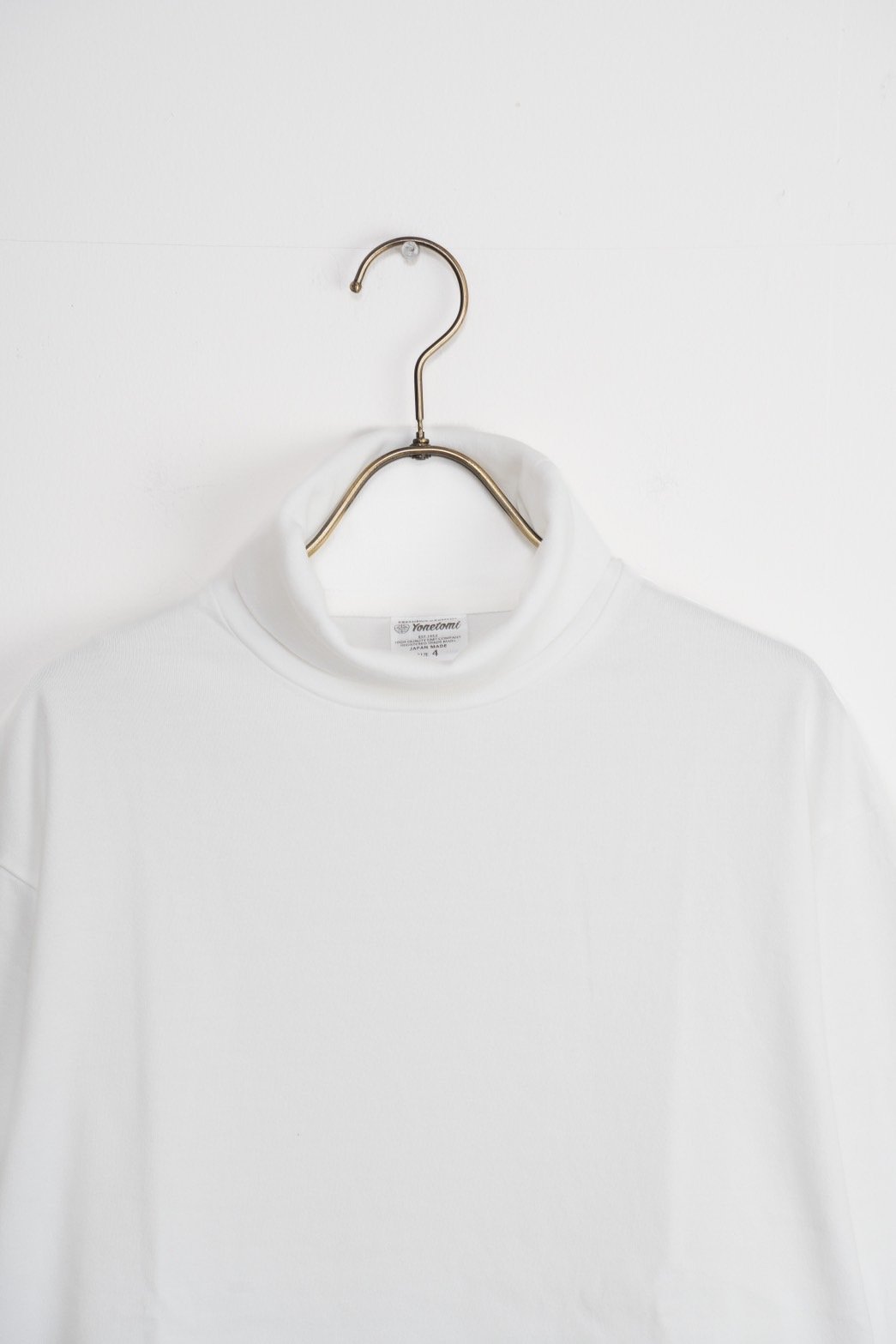 【Yonetomi〈unisex〉】NEW BASIC GARMENT DYE T-SHIRT〈TURTLE NECK 〉_240903002234
